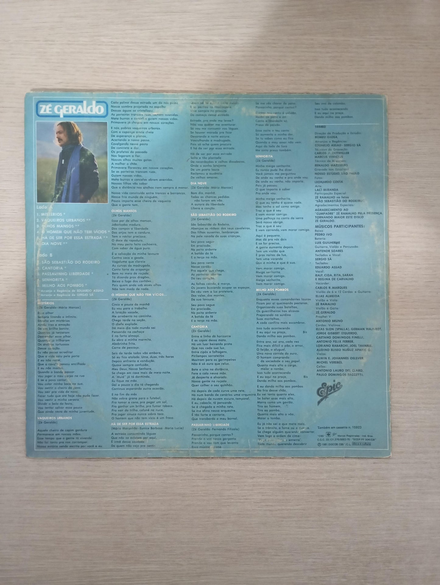 Lp Vinil Zé Geraldo 1981