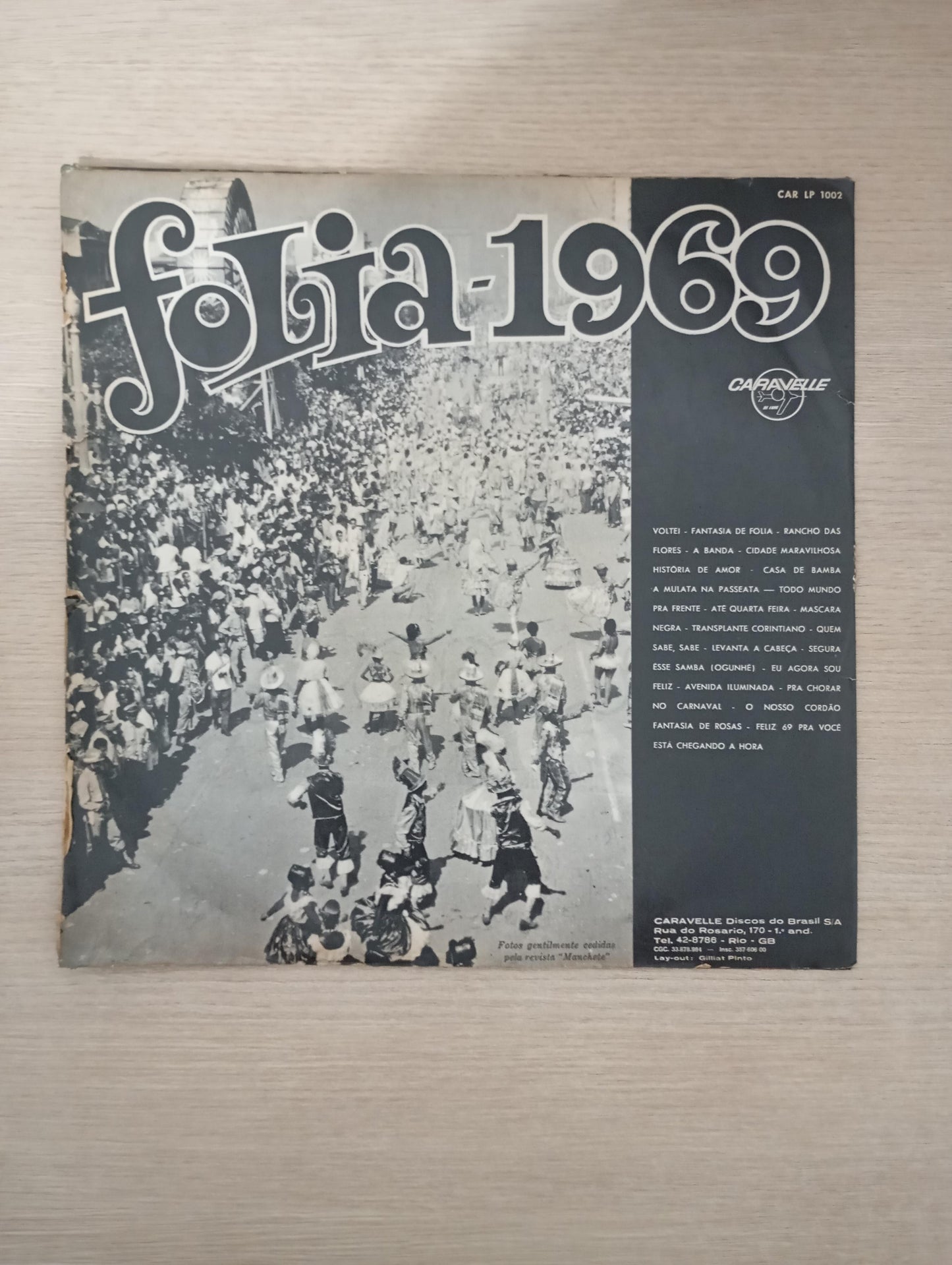 Lp Vinil Orquestra De Pereira Dos Santos Folia 1969