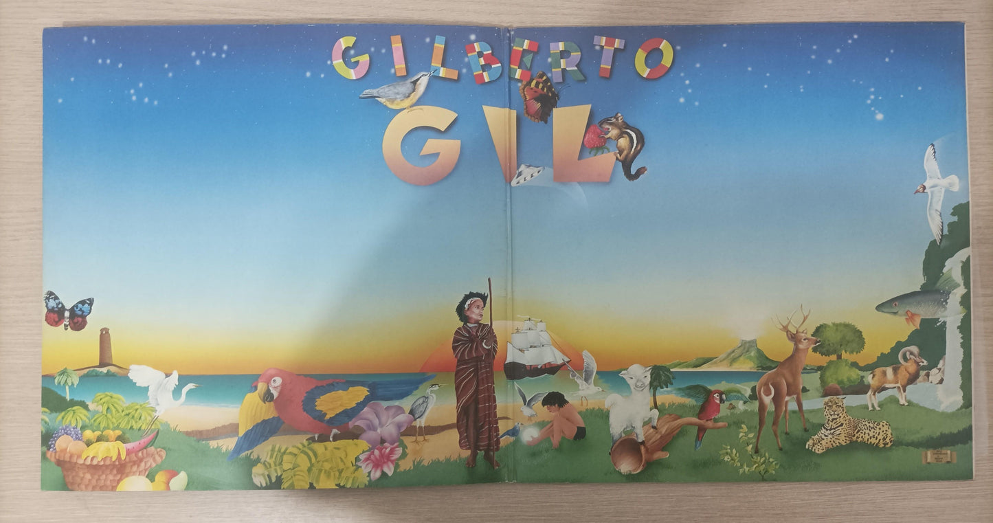 Disco Vinil Extra Gilberto Gil Capa Dupla Com Encarte A