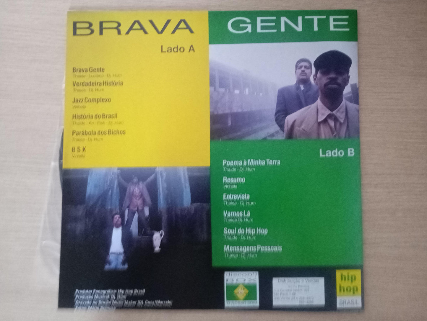 Lp Vinil Thaide & Dj Hum Brava Gente