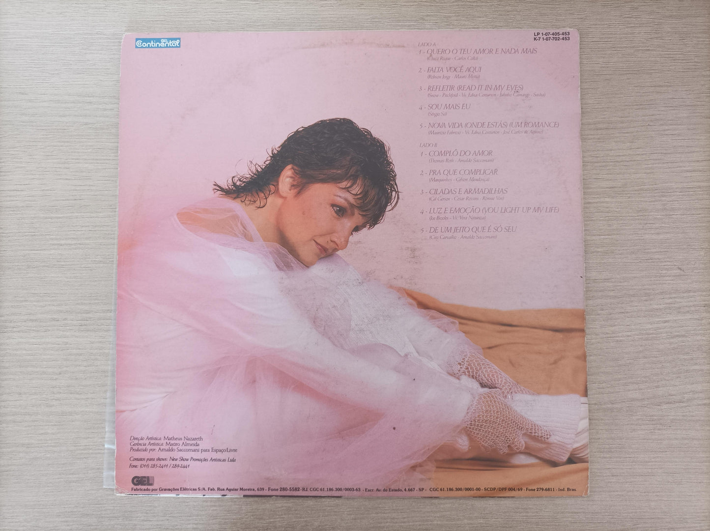 Lp Vinil Edna Centurion Refletir Com Encarte