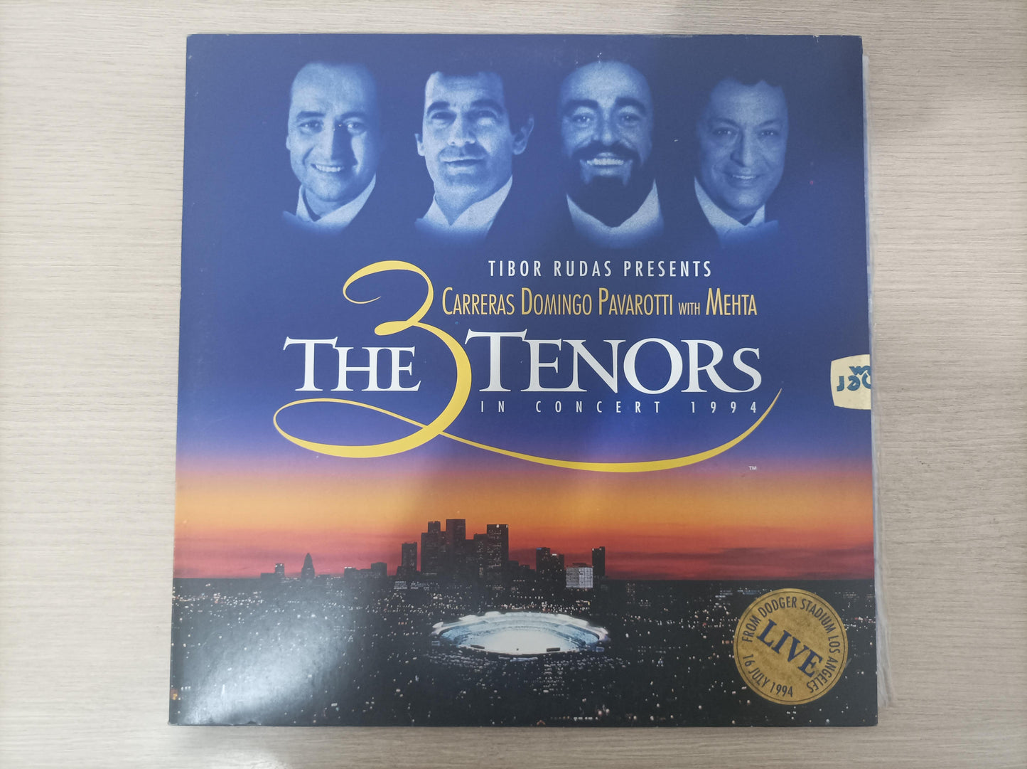 Lp Vinil The 3 Tenors In Concert 1994 Duplo Com Encartes
