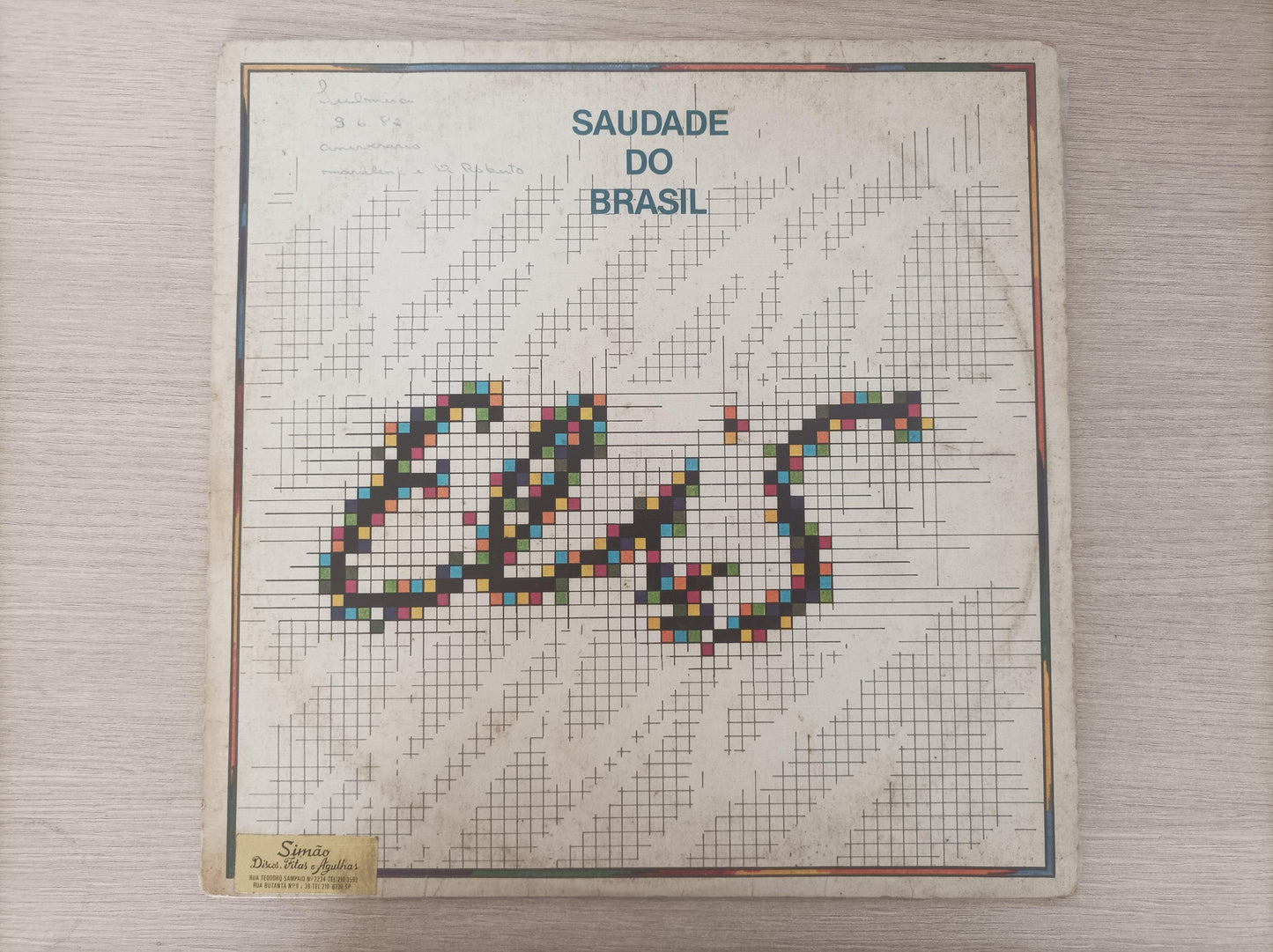 Disco Vinil Saudade Do Brasil Elis Regina Com Encarte A