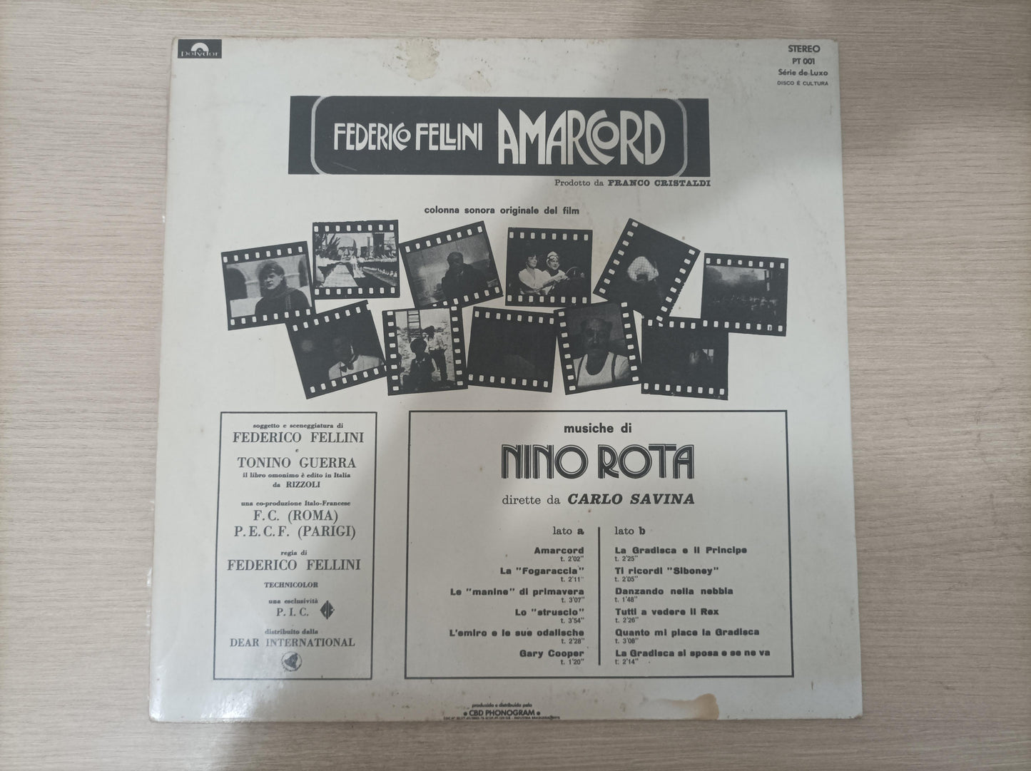 Lp Vinil Federico Felini Amarcord