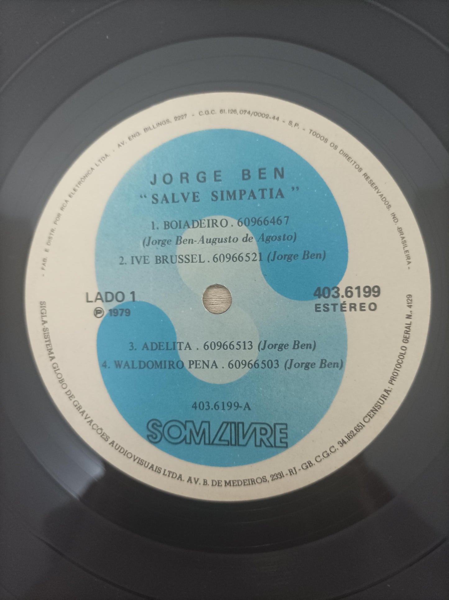 Lp Vinil Jorge Ben Salve Simpatia