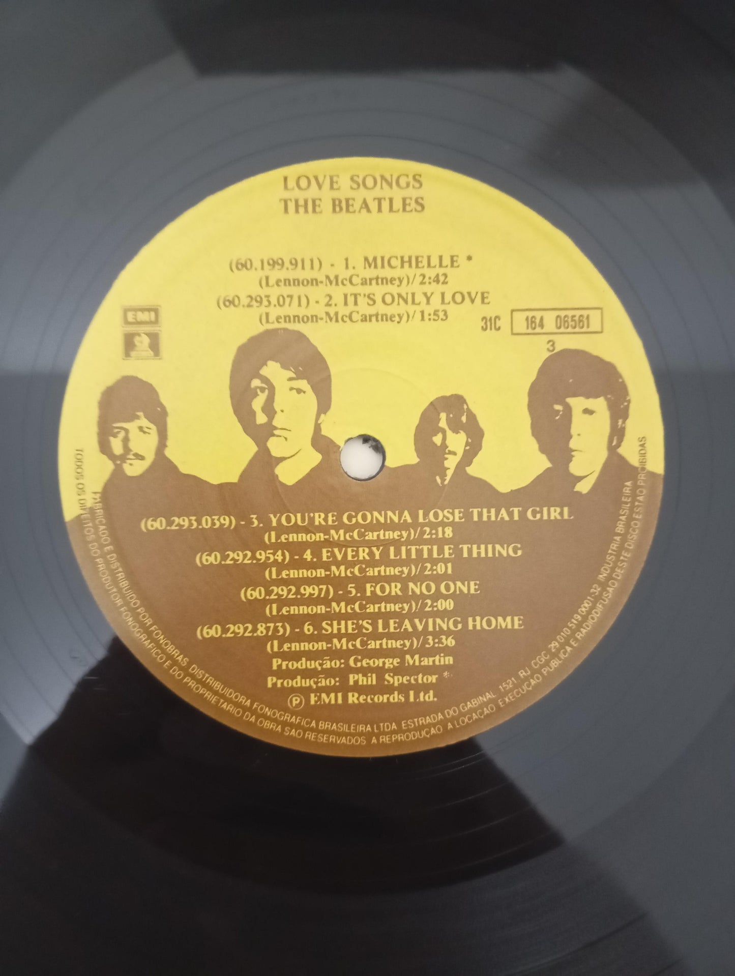 Lp Vinil The Beatles Love Songs Duplo Com Encartes