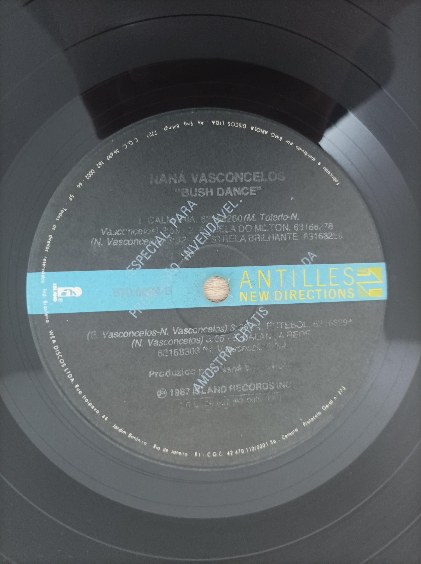 Lp Vinil Naná Vasconcelos Bush Dance