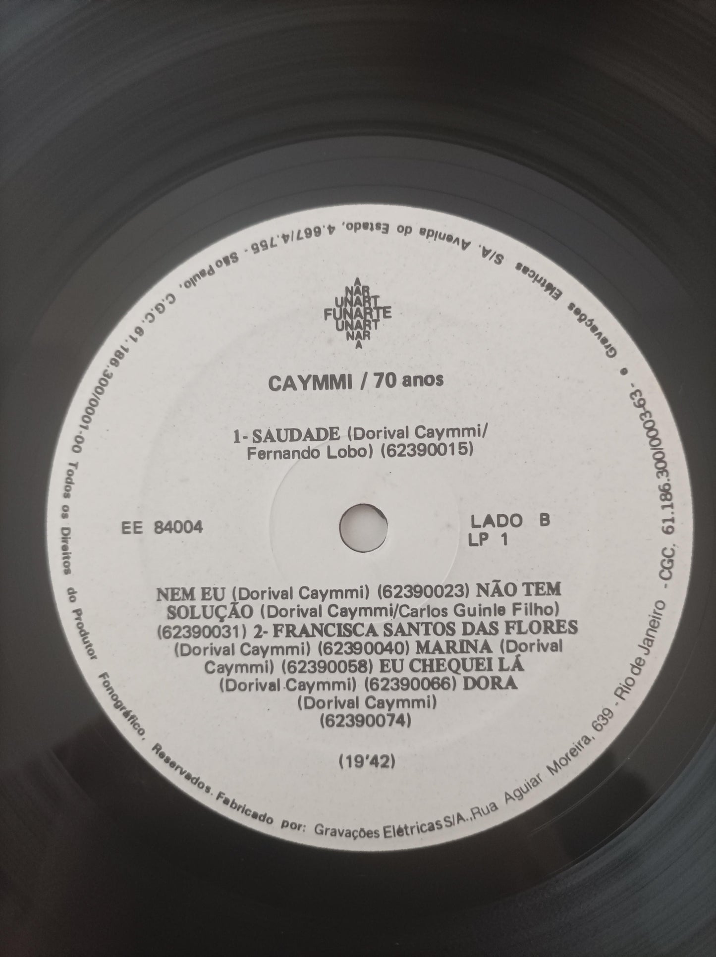 Lp Vinil Dorival Caymmi Setenta Anos Duplo Com Encartes