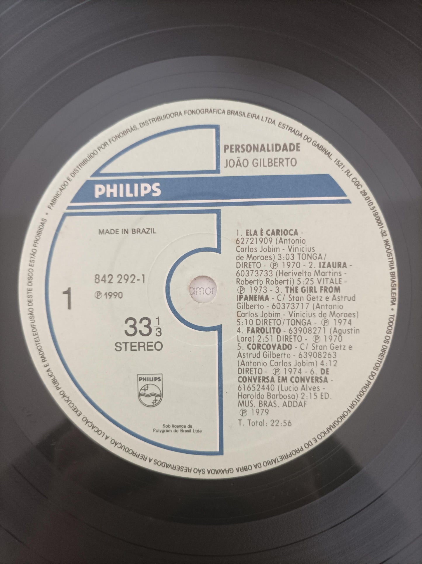 Lp Vinil João Gilberto Personalidade Best Of Brazil Encarte