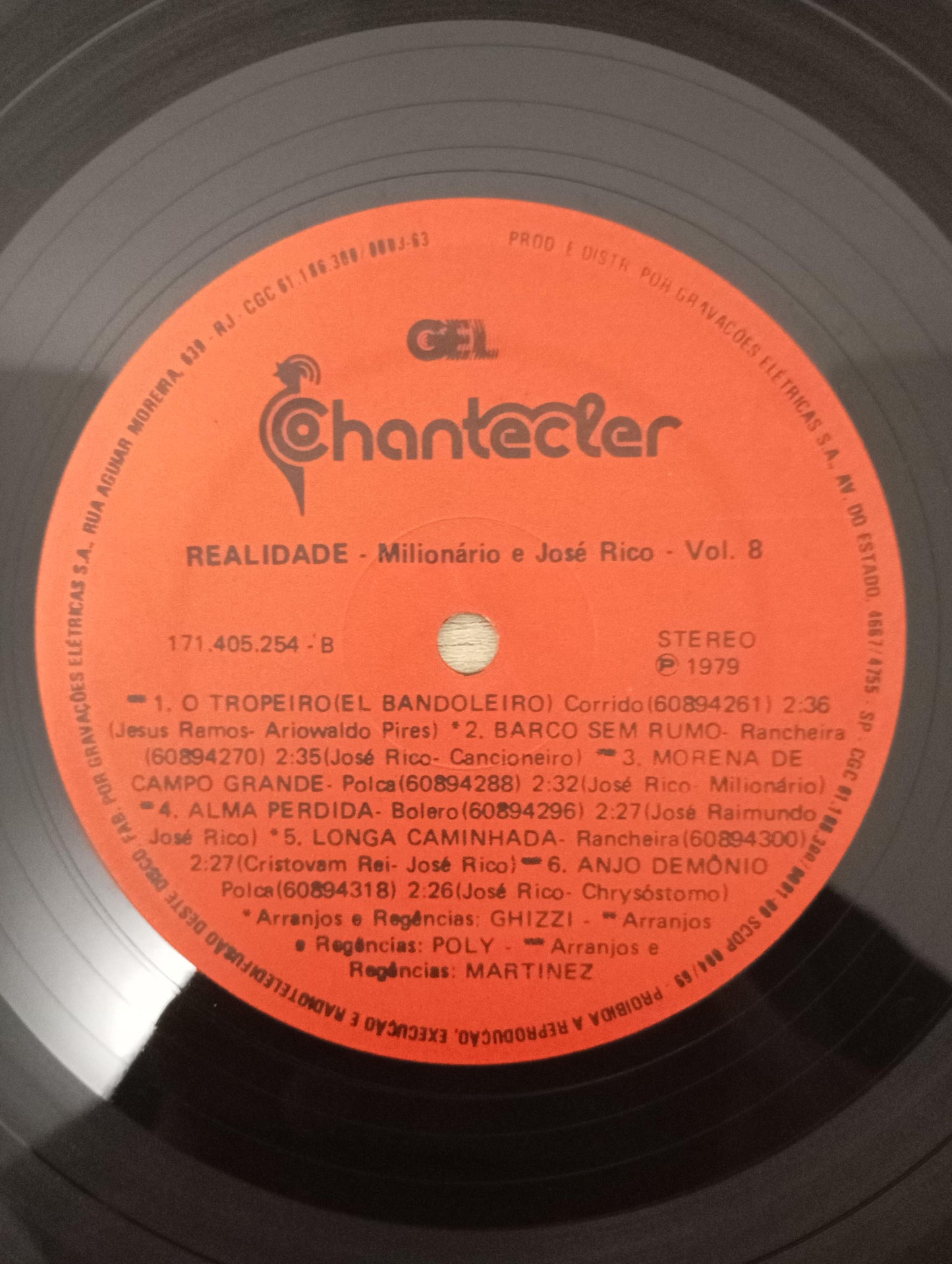 Lp Vinil Milionário & José Rico Volume 8