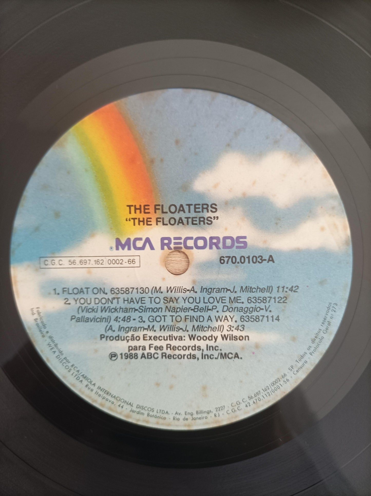 Lp Vinil The Floaters 1988