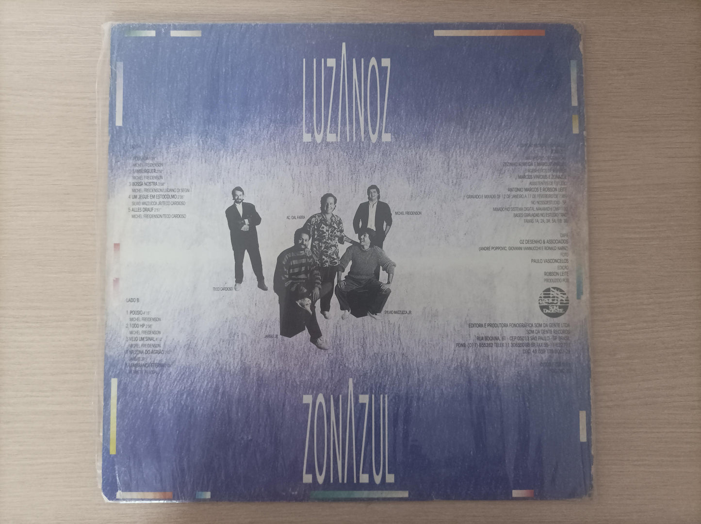 Lp Vinil Zonazul Luz A Noz