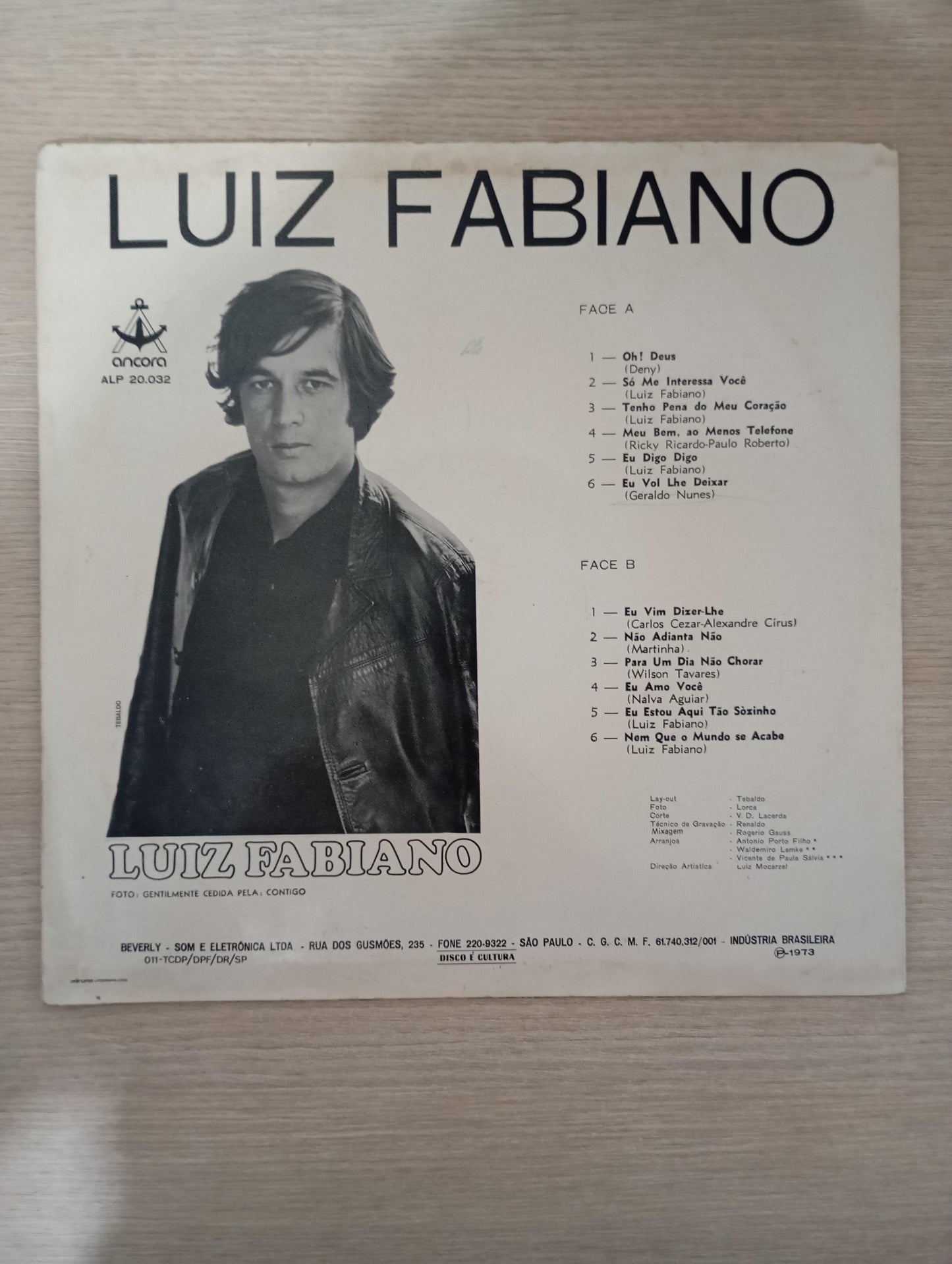 Lp Vinil Luiz Fabiano 1973