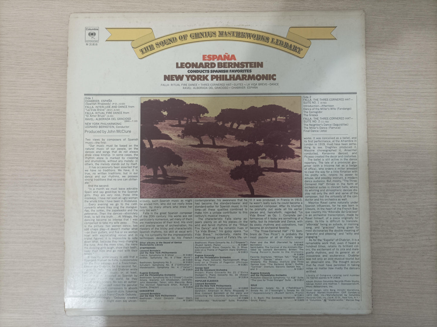 Lp Vinil Leonard Bernstein España Importado