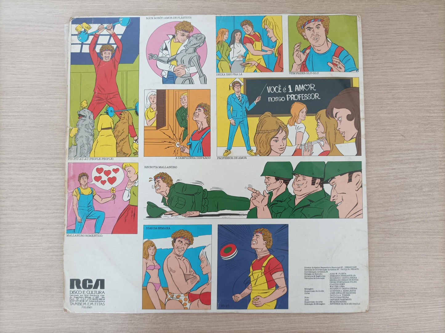Lp Vinil Sergio Mallandro 1982 Com Encarte