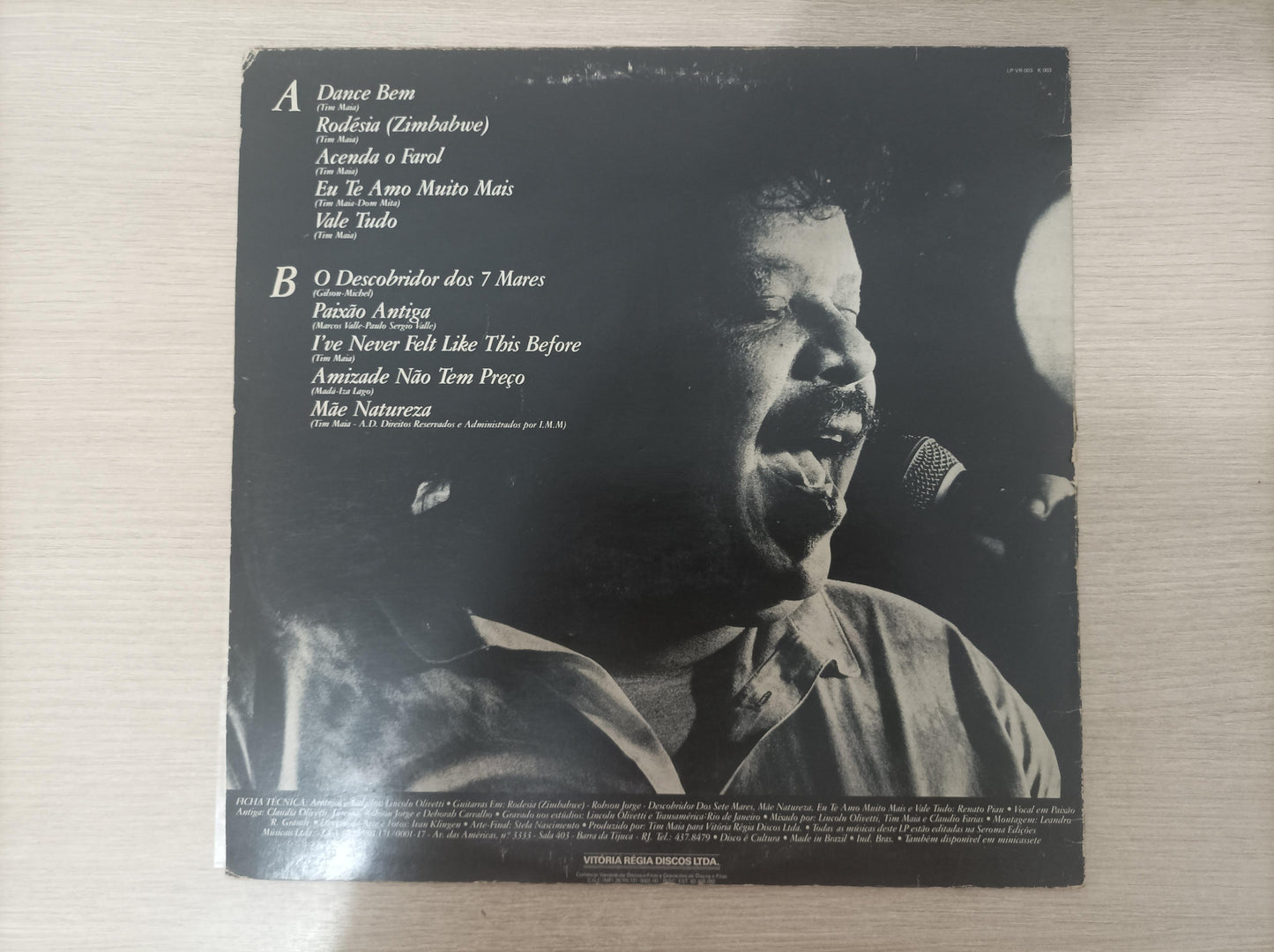 Lp Vinil Tim Maia Dance Bem Com Encarte