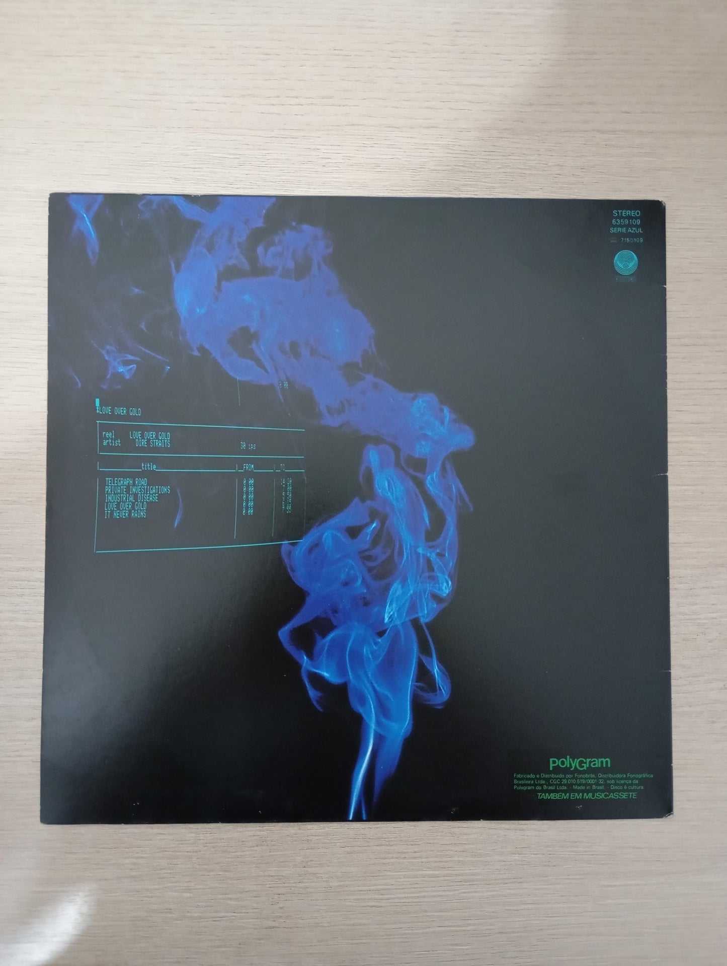 Disco Vinil Love Over Gold Dire Straits A