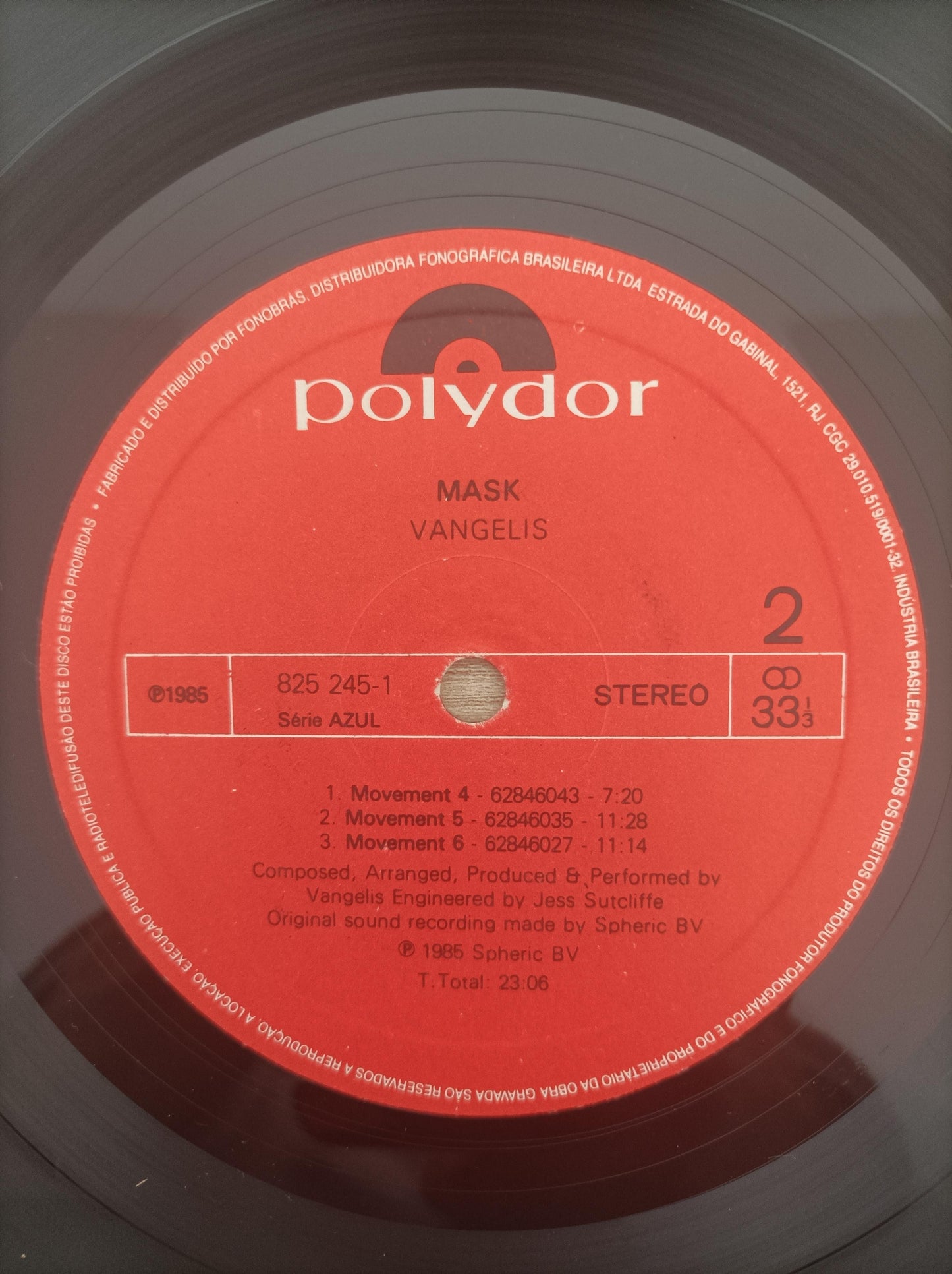 Lp Vinil Vangelis Mask