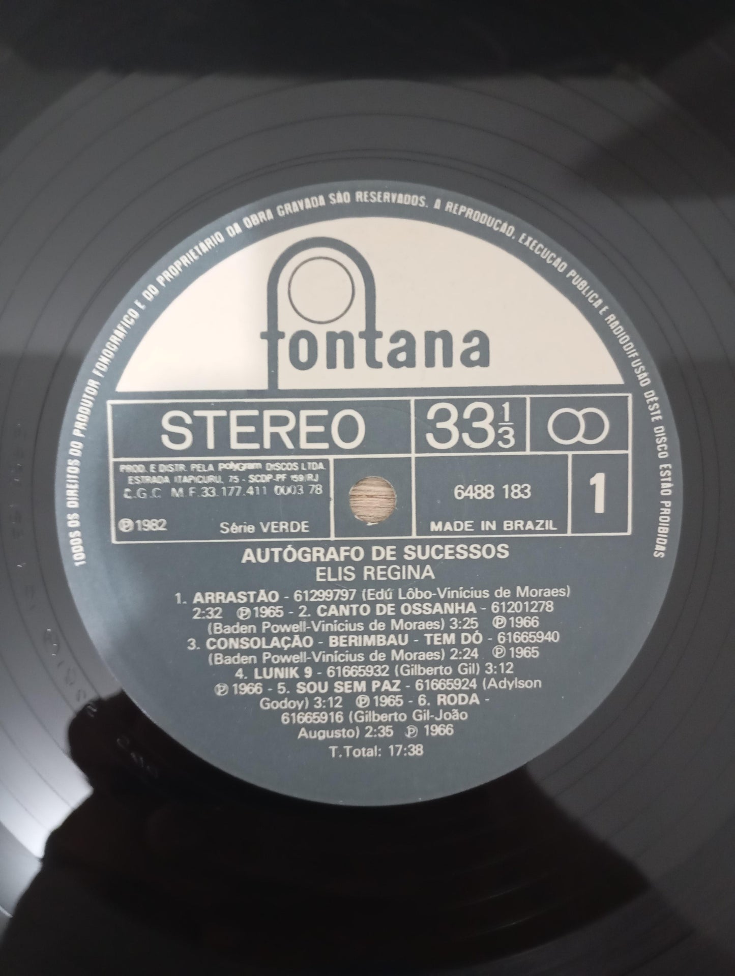 Lp Vinil Elis Regina Autógrafo De Sucessos-Elis Regina