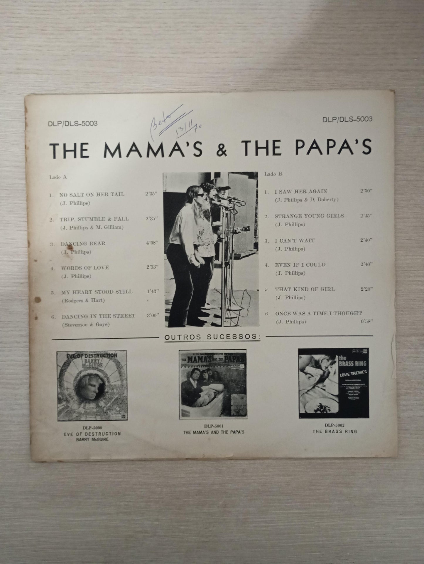 Lp Vinil The Mamas & The Papas 1966
