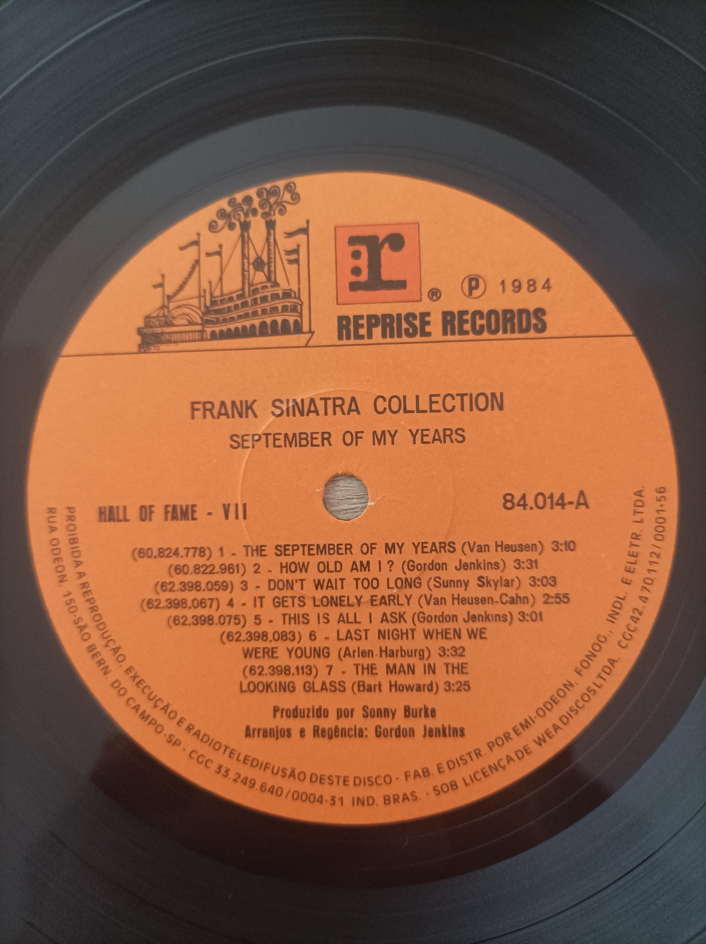Lp Vinil Frank Sinatra September Of My Years