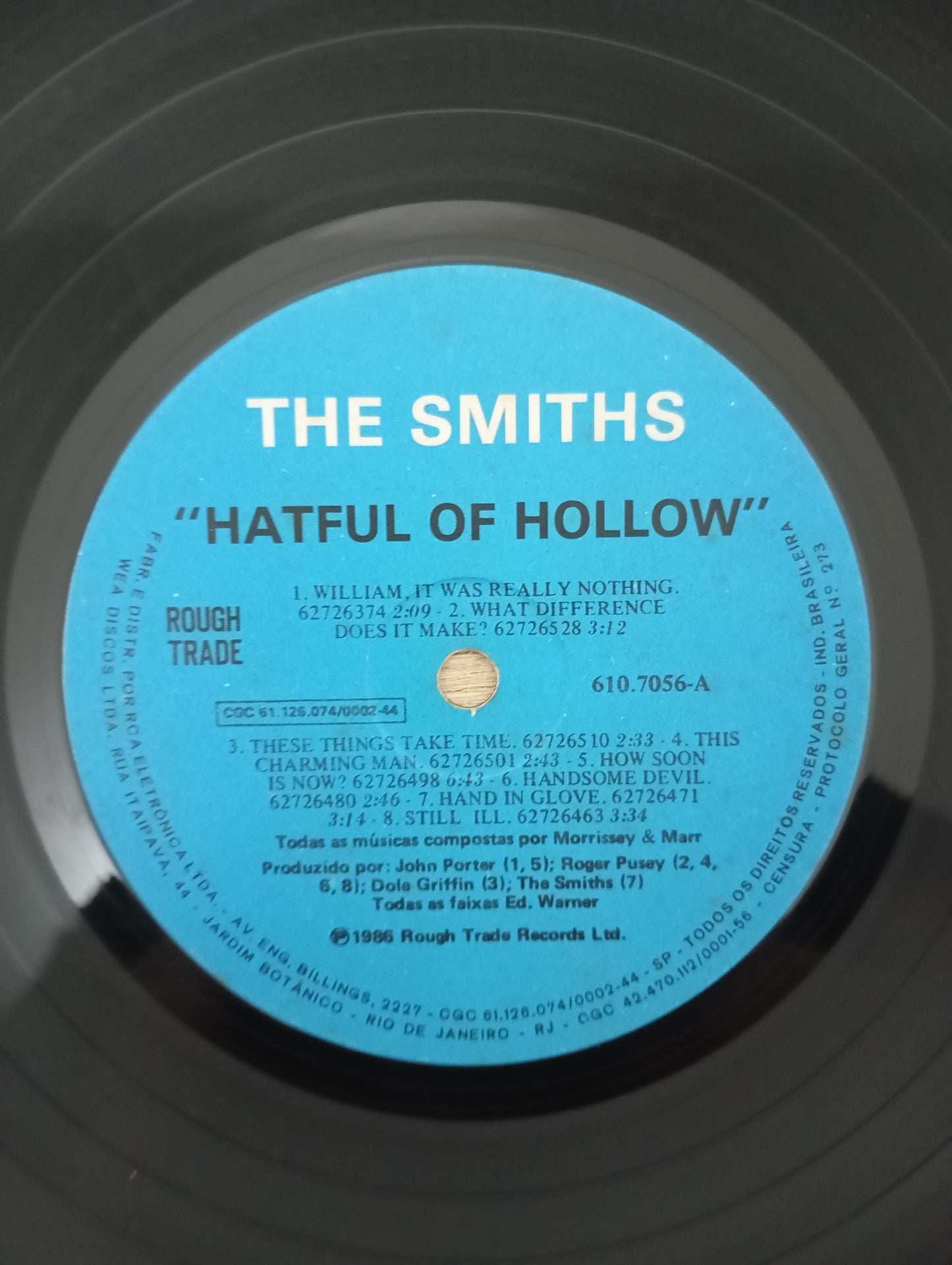 Disco Vinil Hatful Of Hollow The Smiths Capa Dupla C Encarte