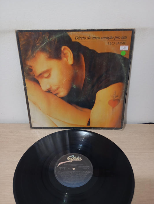 Disco Vinil Direto Do Meu Coração Pro Seu Leo Jaime A
