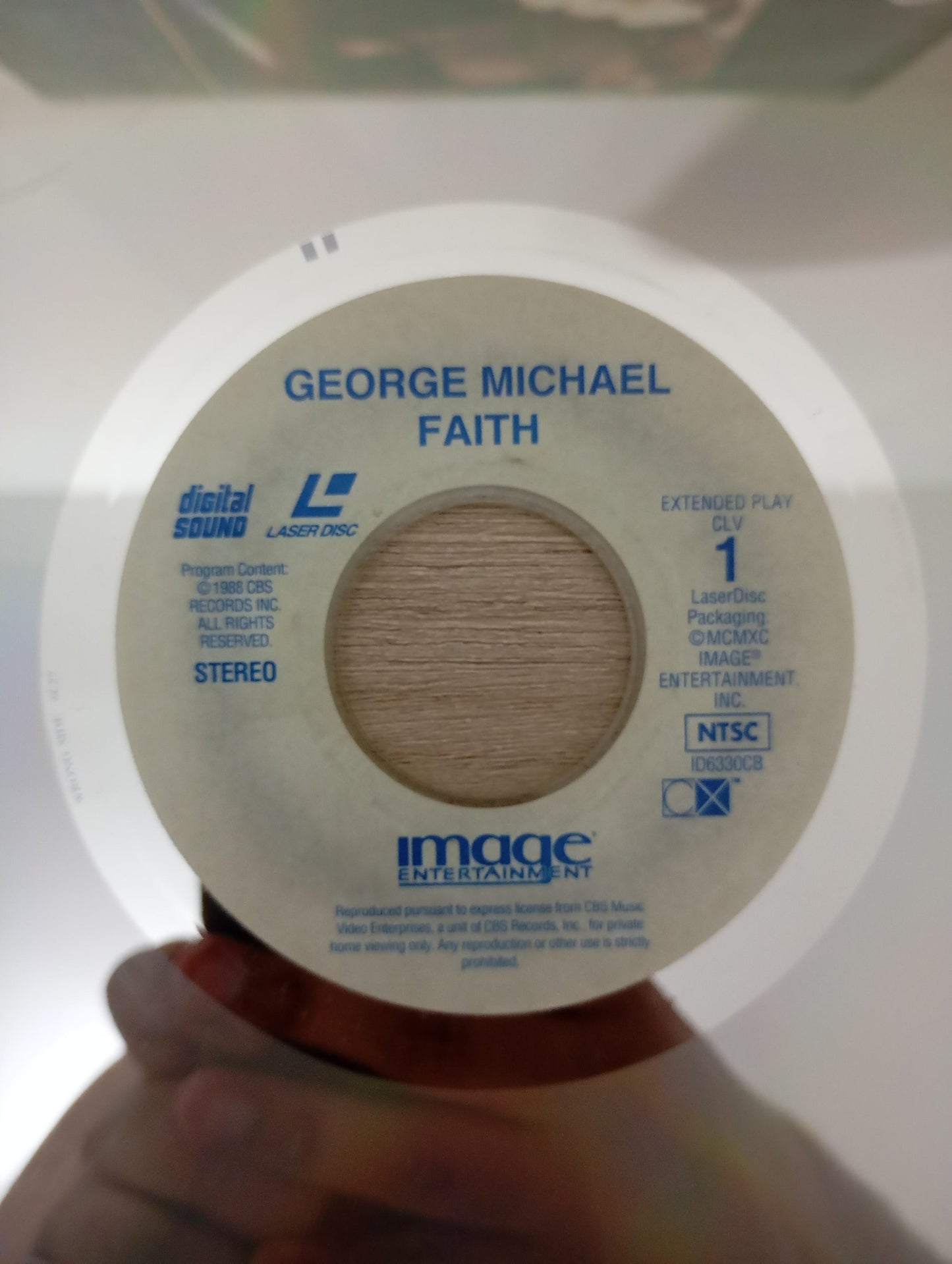 LD LaserDisc George Michael Faith Importado