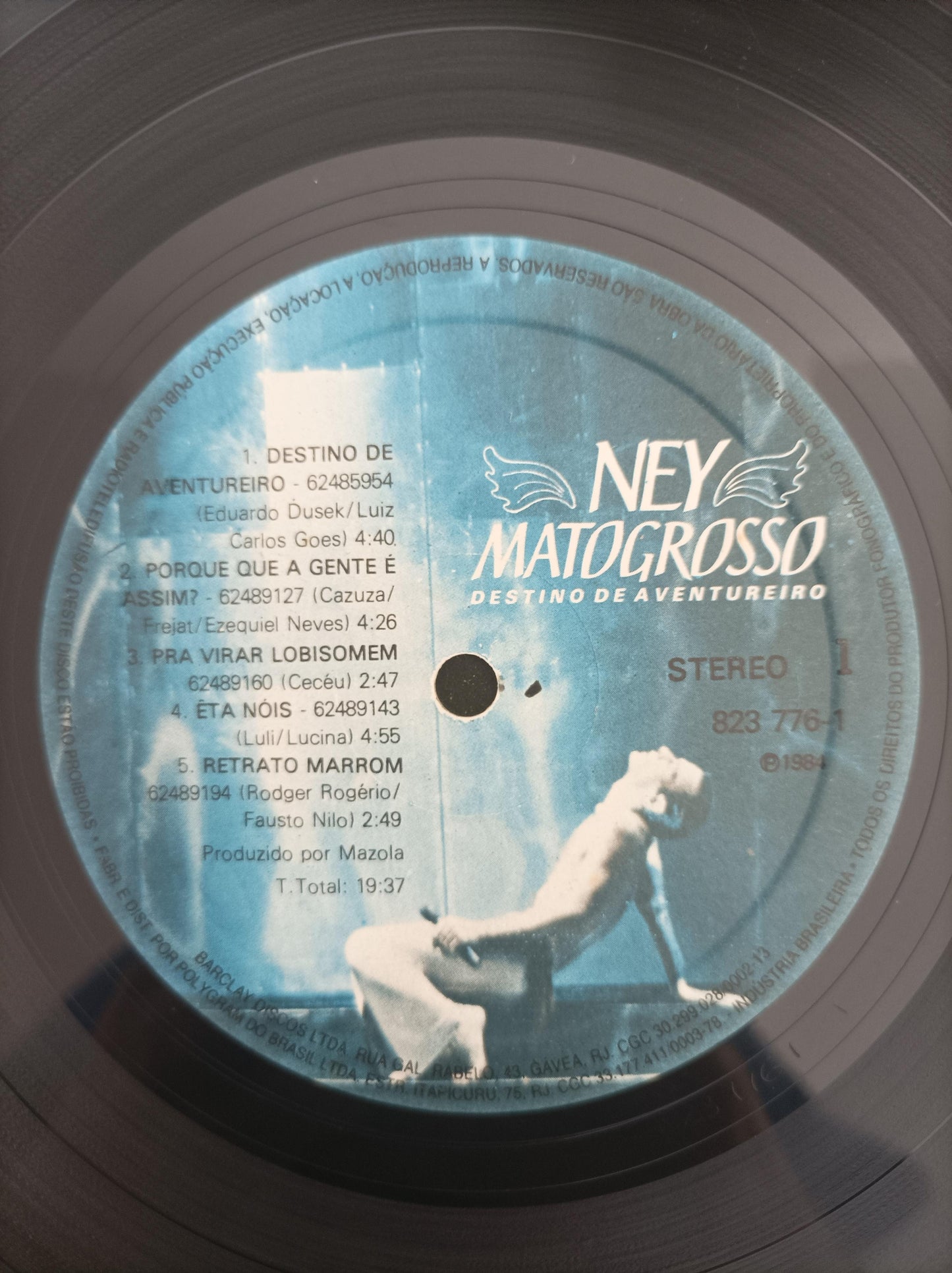 Lp Vinil Ney Matogrosso Destino De Aventureiro Com Encarte