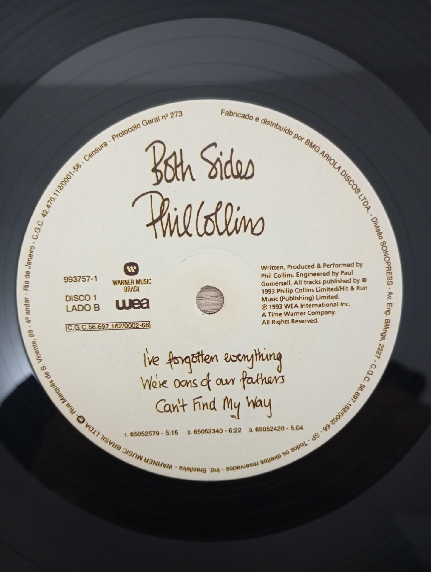 Lp Vinil Phil Collins Both Sides Duplo