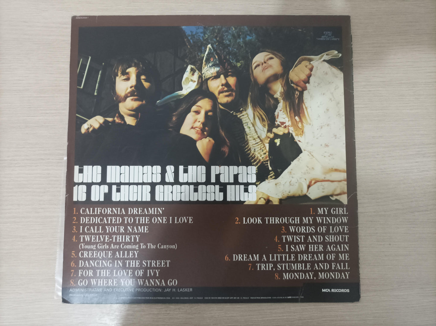 Lp Vinil The Mamas & The Papas 16 Of Their Greatest Hits