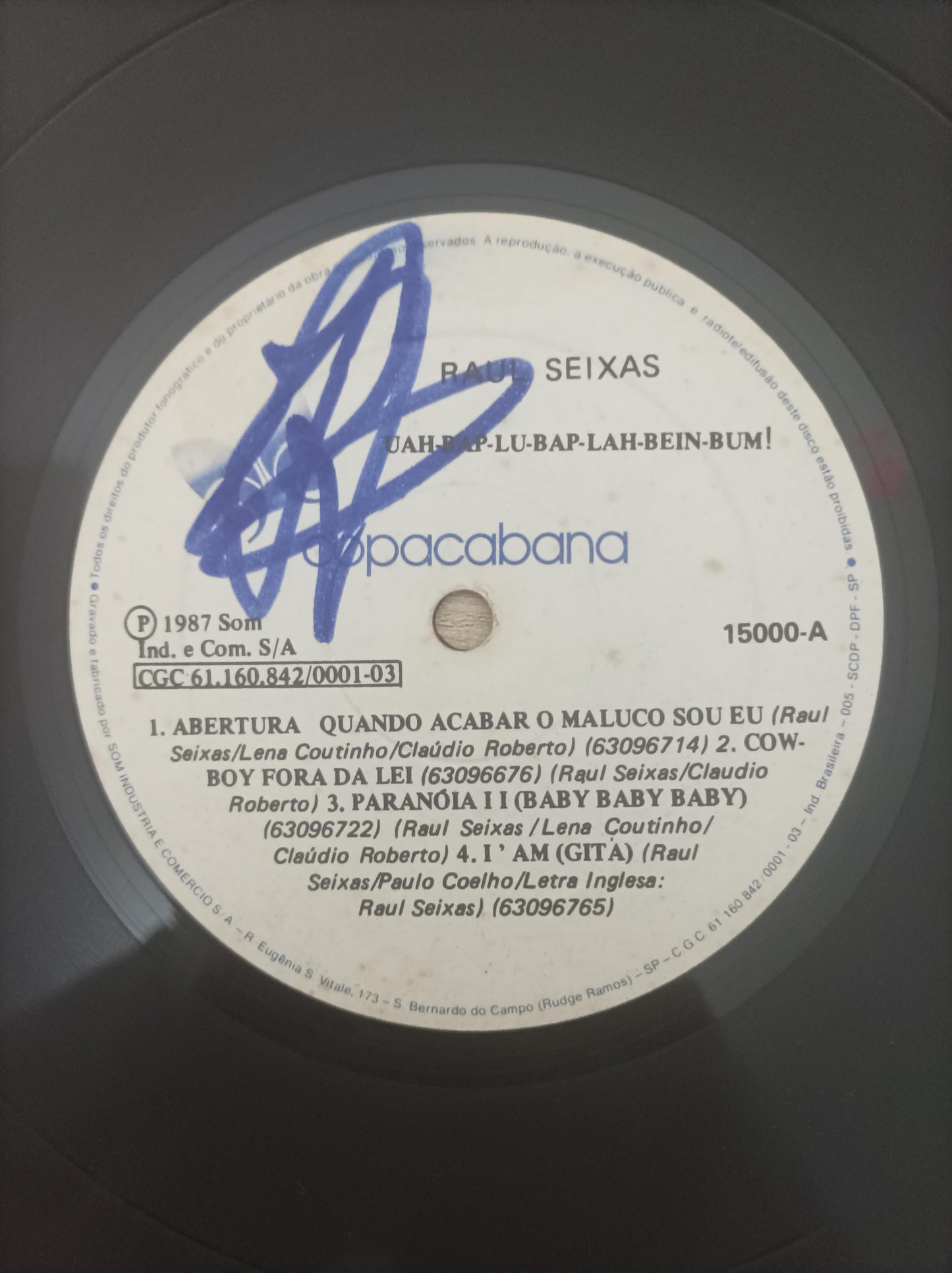 Lp Vinil Raul Seixas Uah-Bap-Lu-Bap-Lah-Béin-Bum!