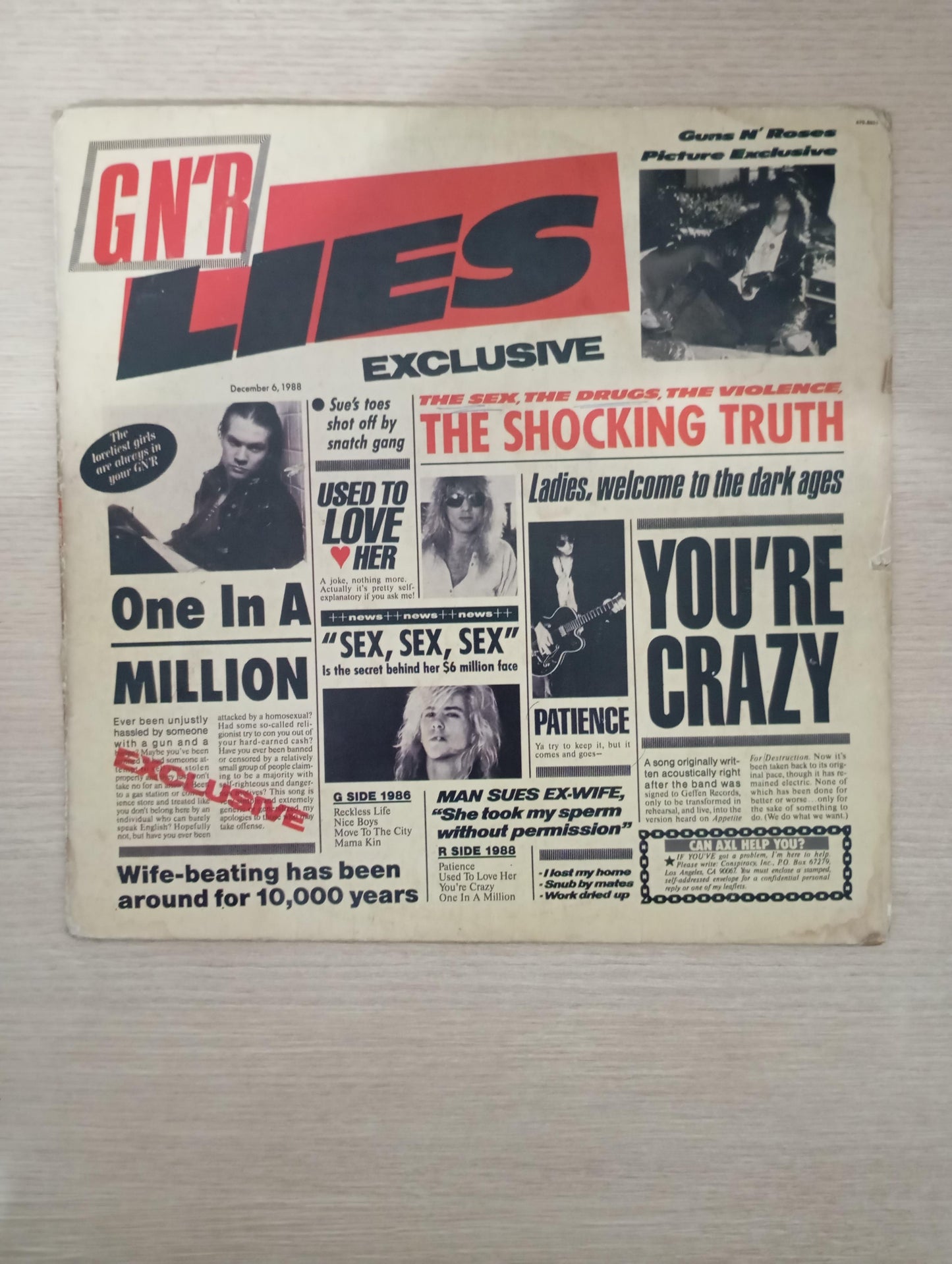 Lp Vinil Guns N' Roses Lies