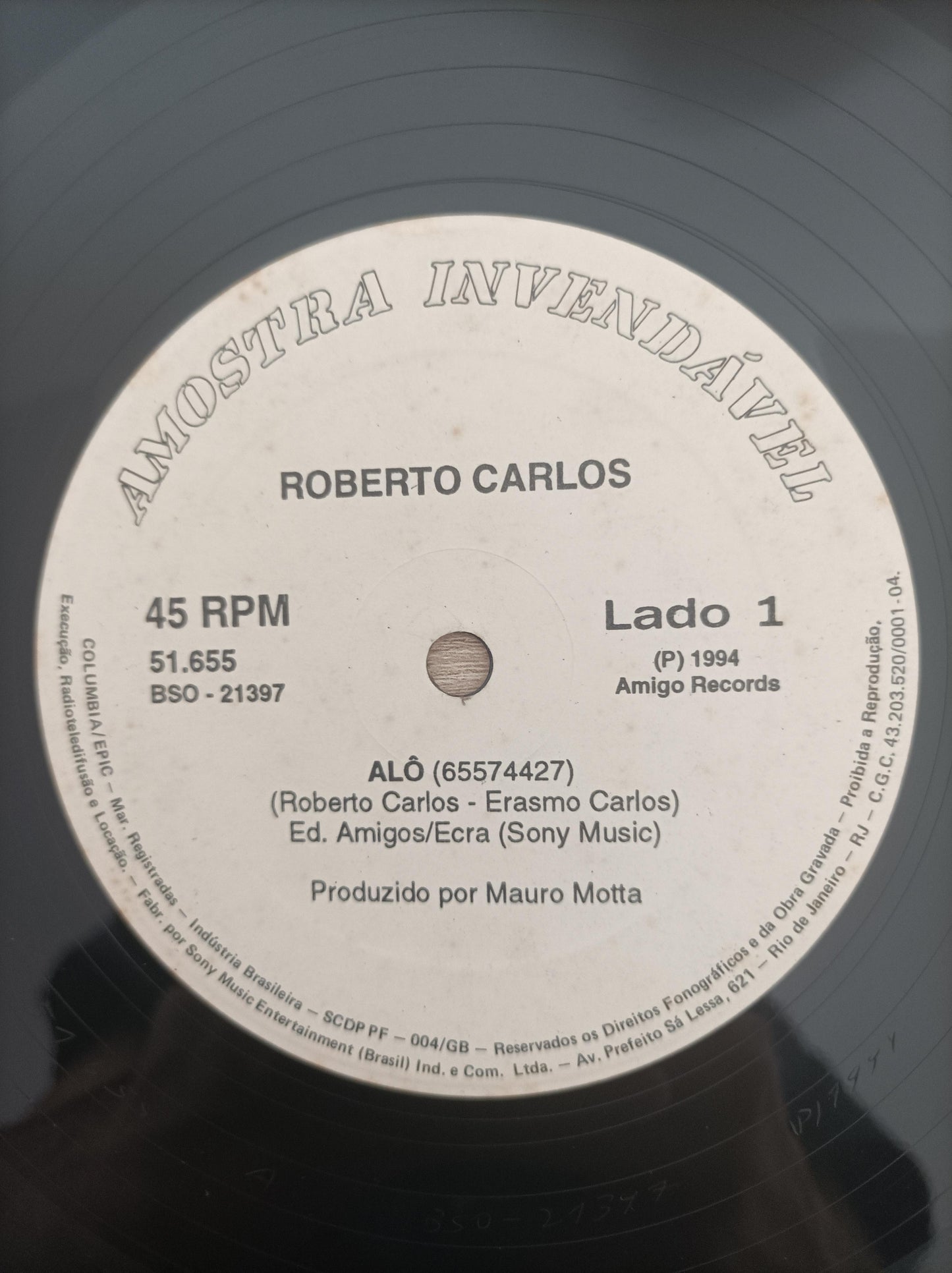 Lp Vinil Roberto Carlos Alô