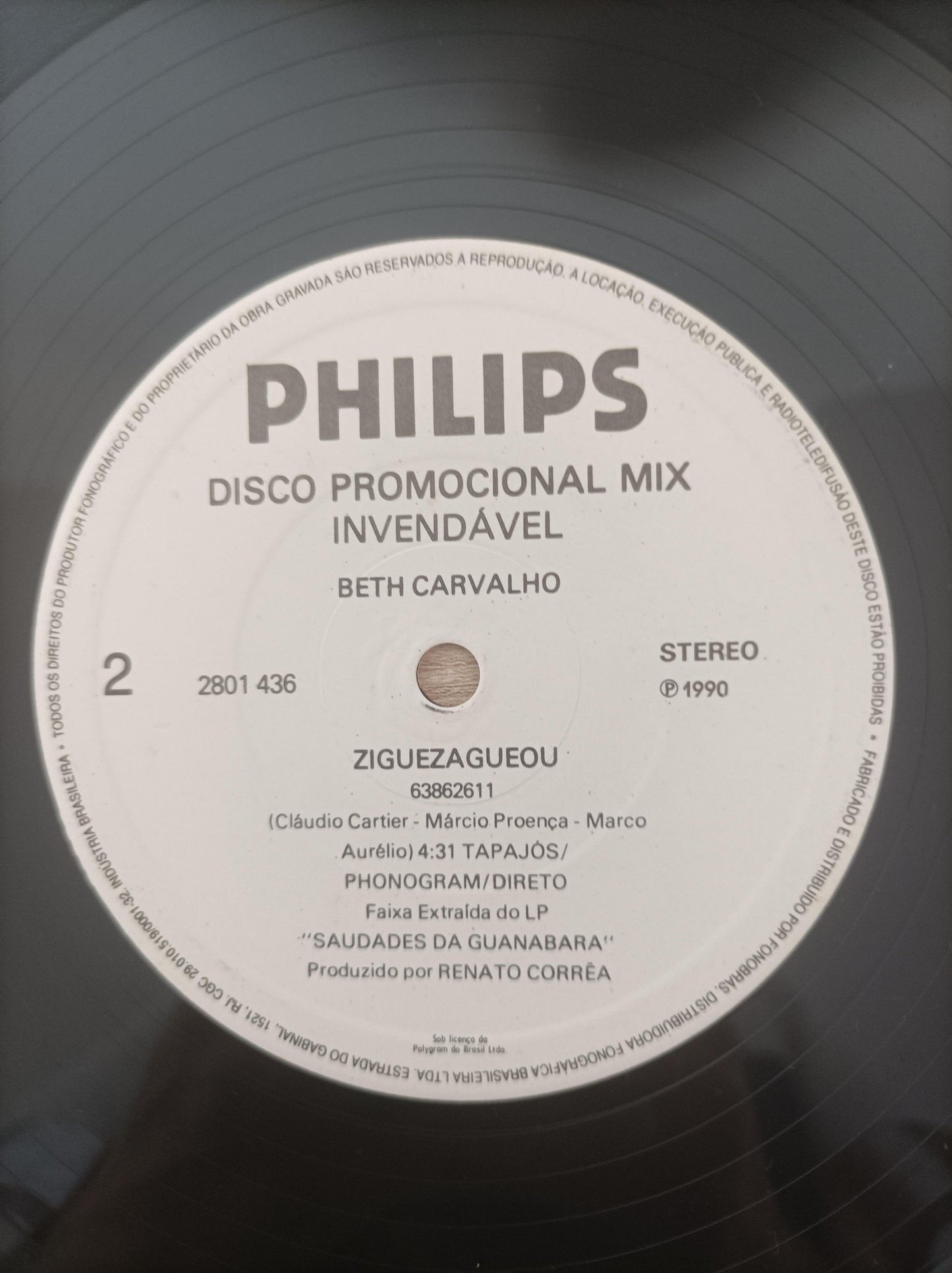 Lp Vinil Beth Carvalho Ziguezagueou
