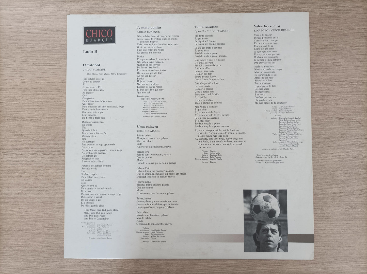 Disco Vinil 1989 Chico Buarque Com Encarte A