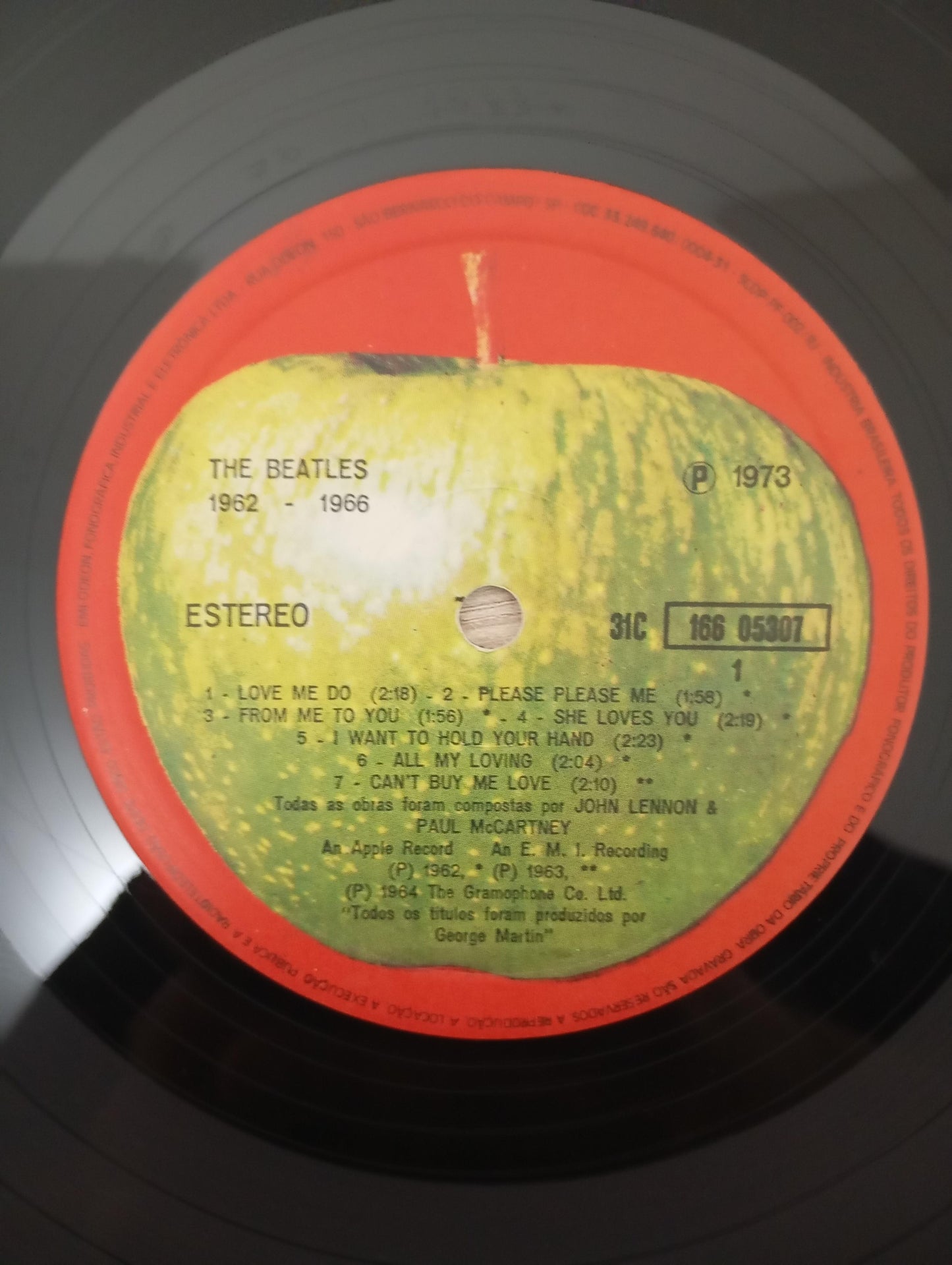 Lp Vinil The Beatles 1962-1966 Duplo Com Encartes