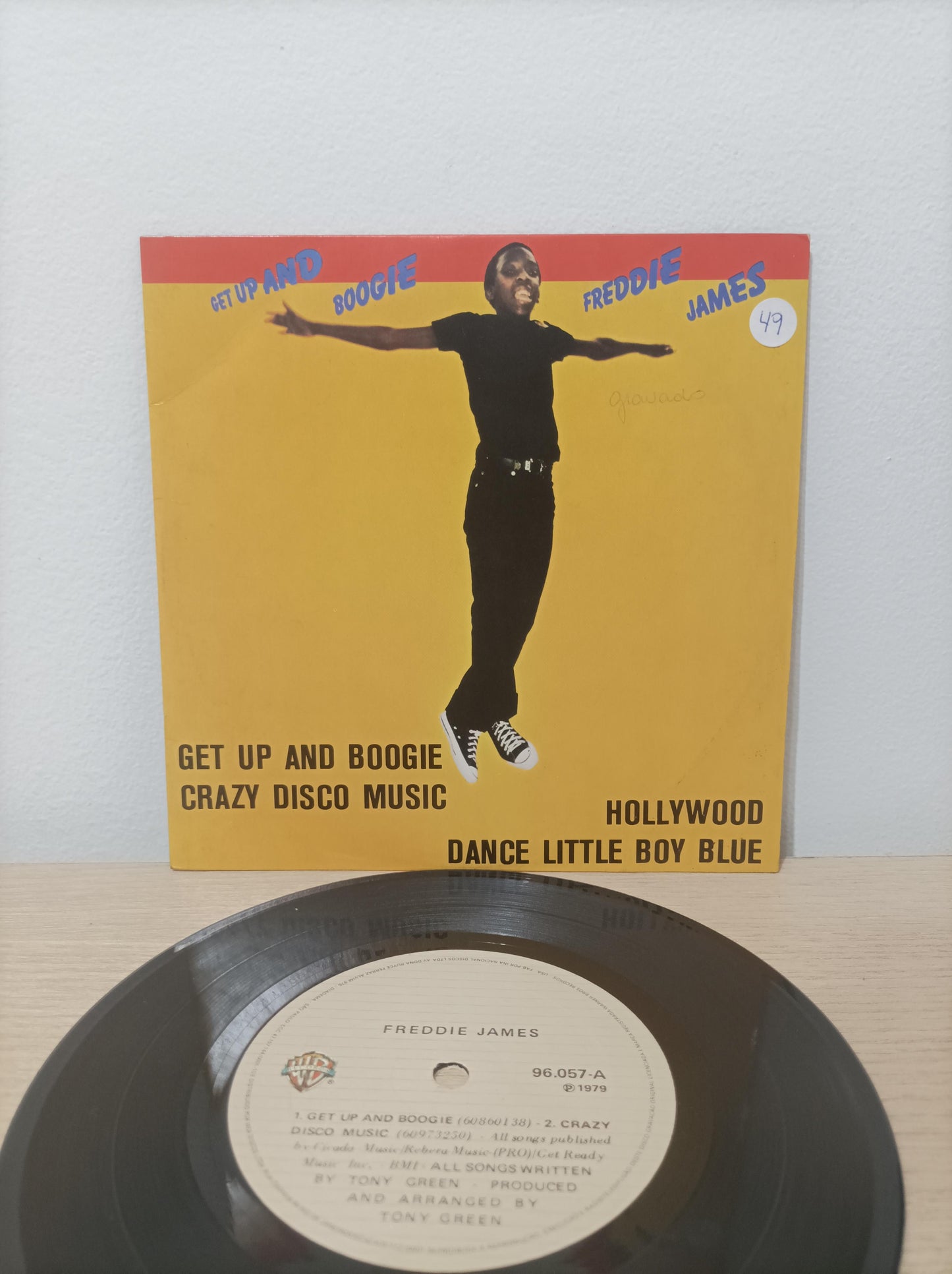 Vinil Compacto Freddie James Get Up And Boogie