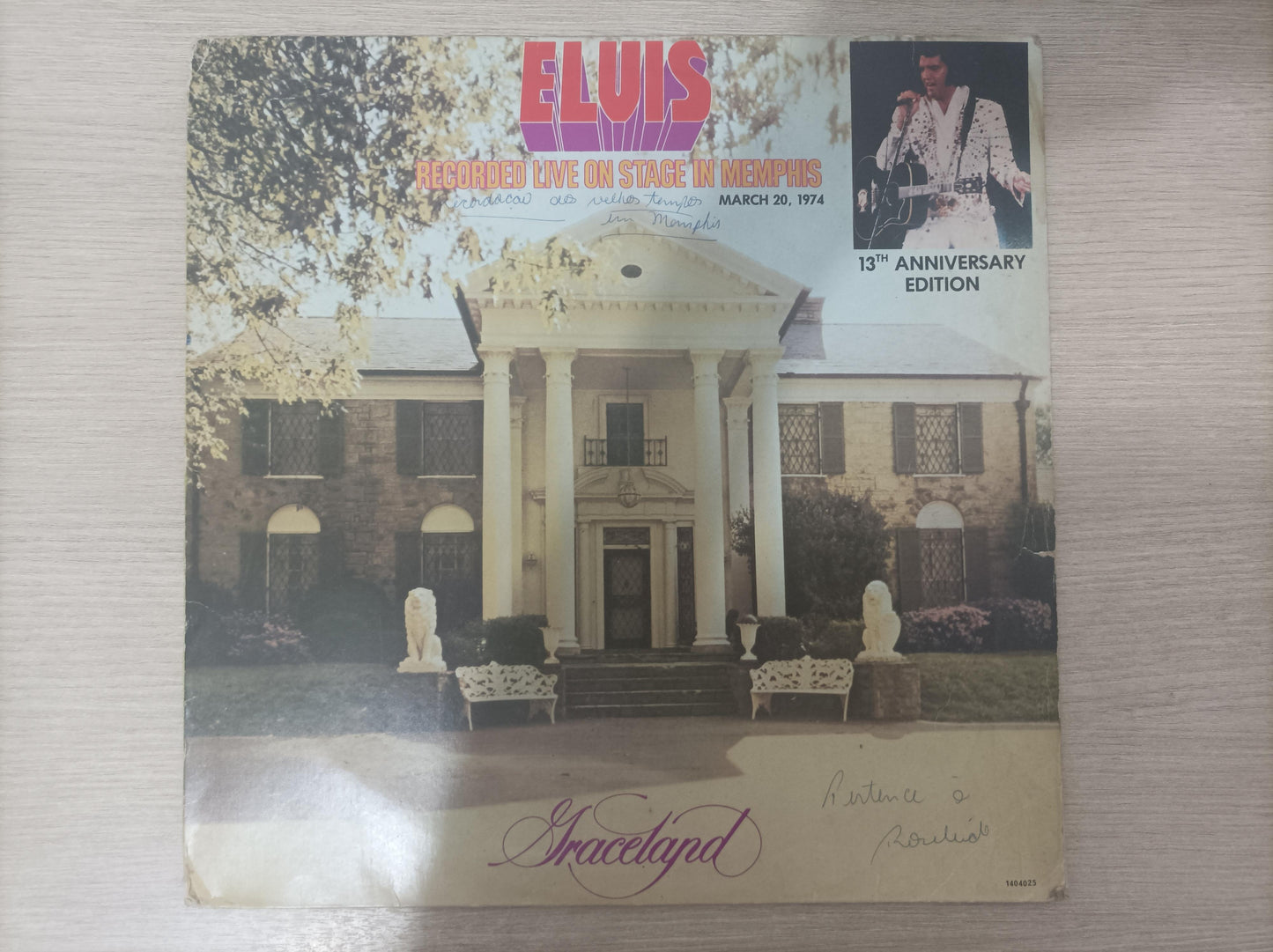 Lp Vinil Elvis Presley Recorded Live On Stage In Memphis