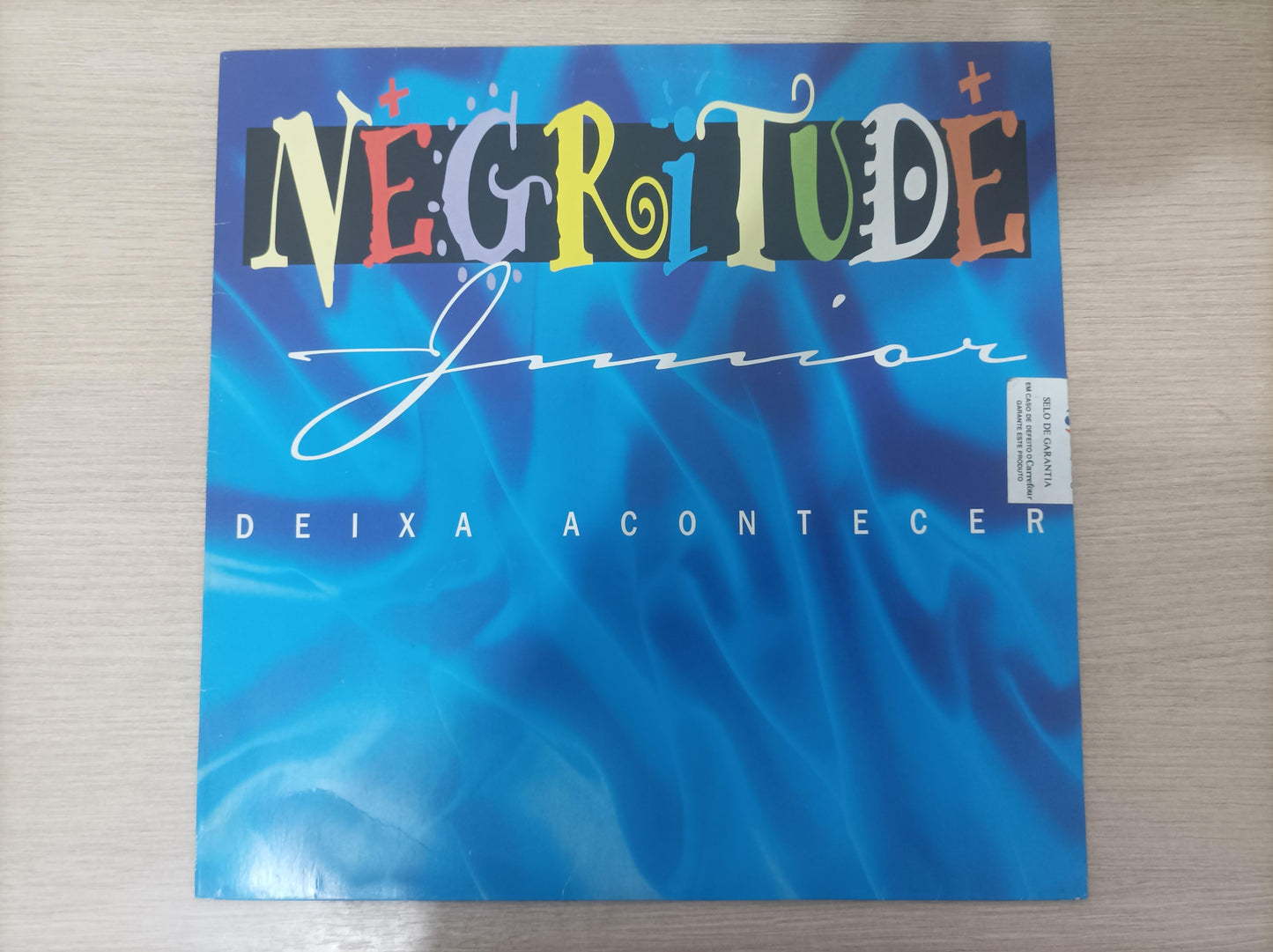 Disco Vinil Deixa Acontecer Negritude Junior Com Encarte A