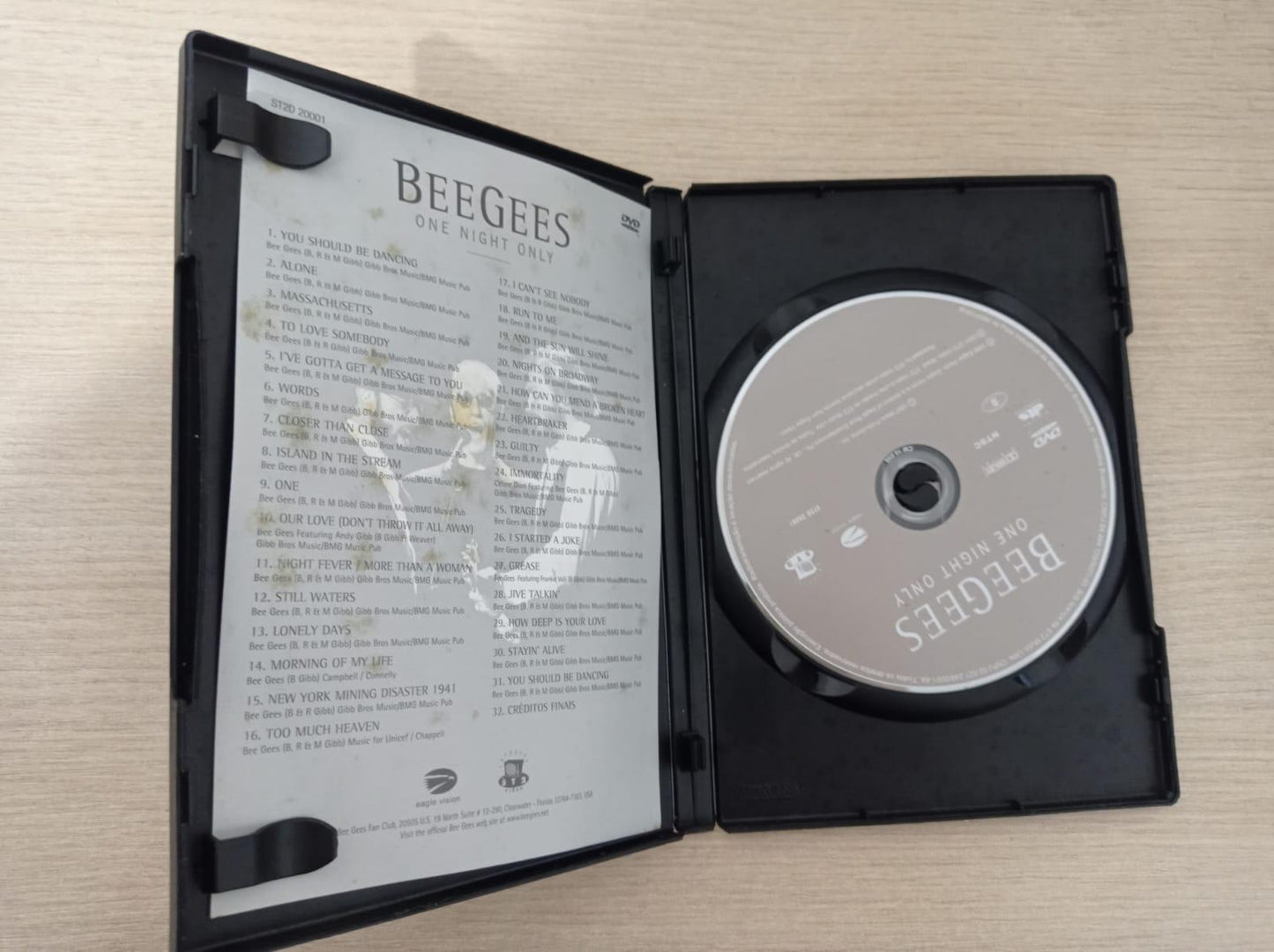 DVD Bee Gees One Night Only