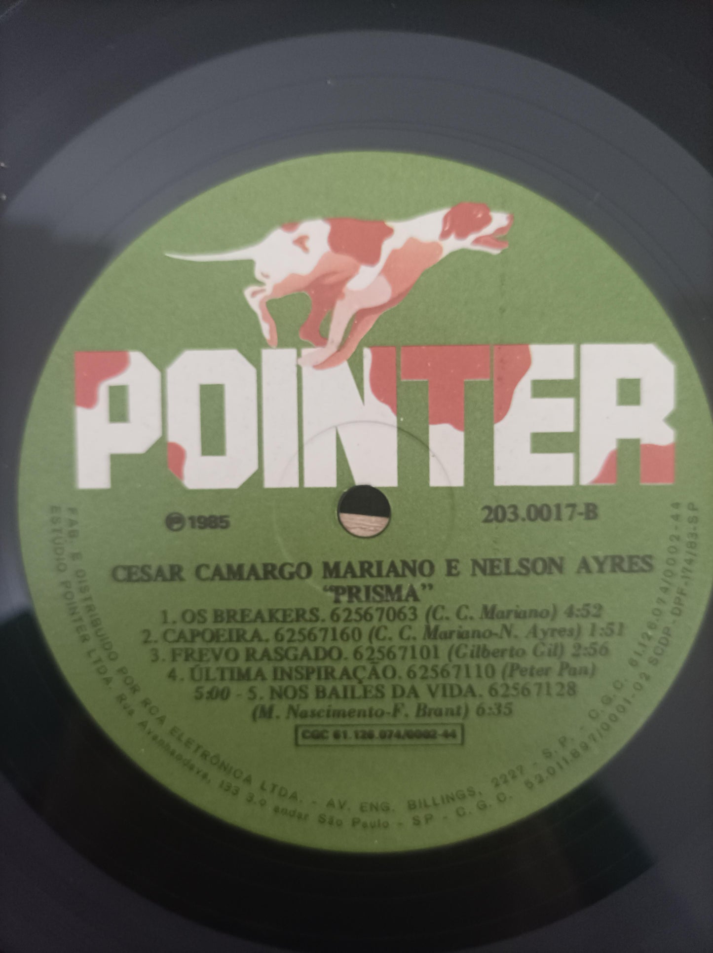 Lp Vinil César Camargo & Nelson Ayres Prisma Com Encarte