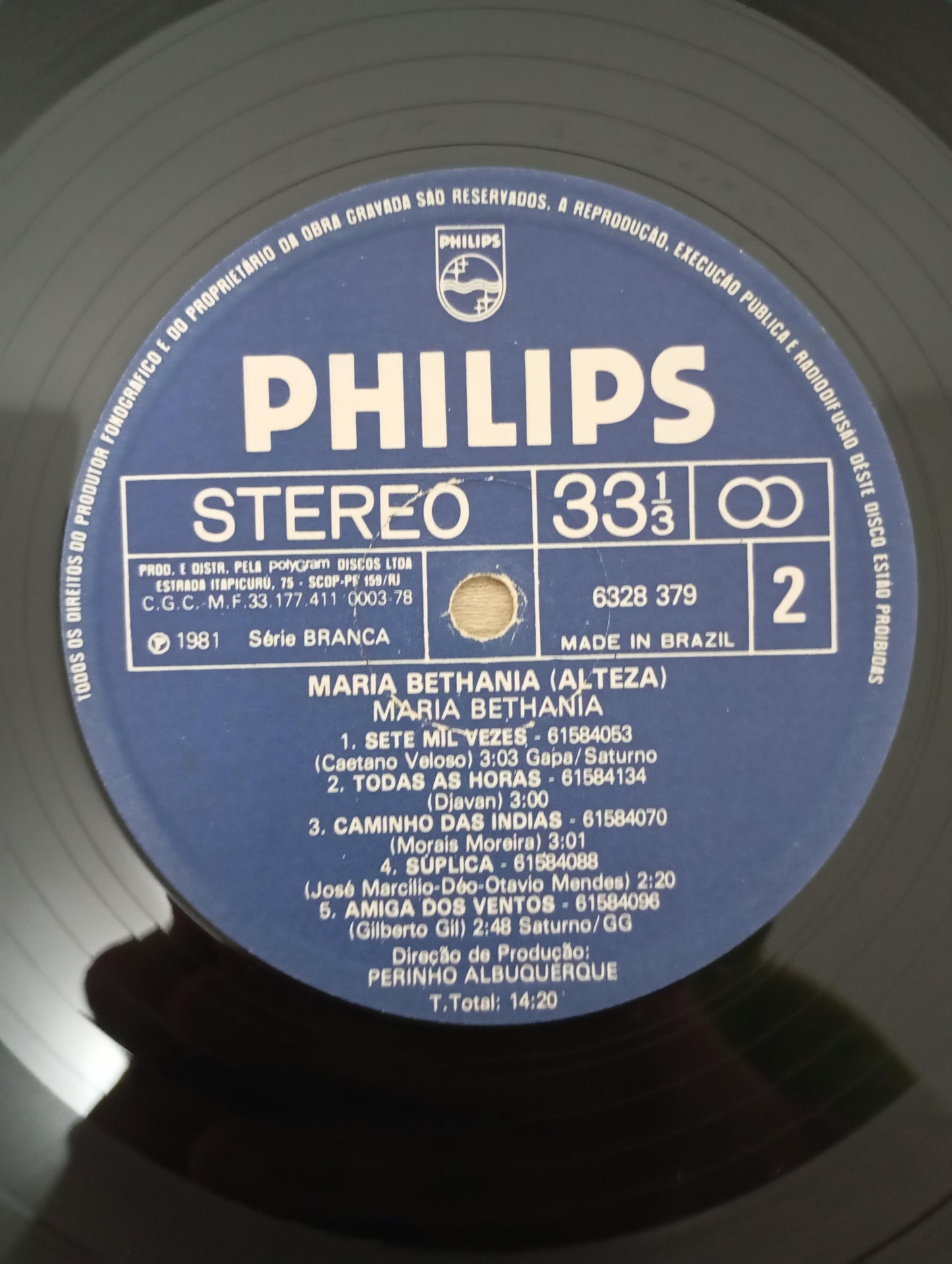 Lp Vinil Maria Bethânia Alteza