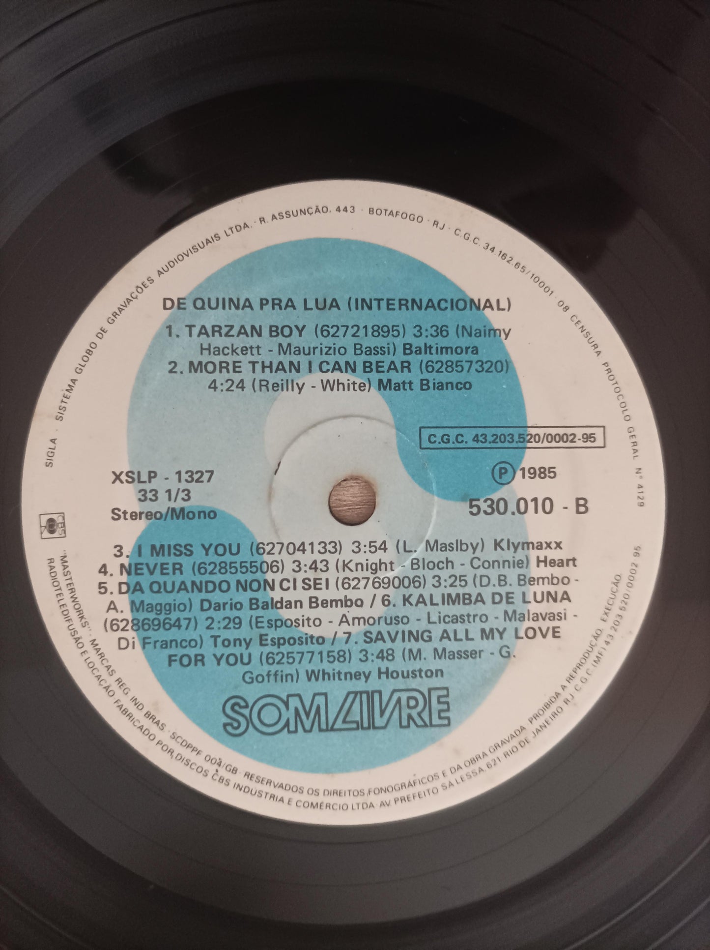 Lp Vinil De Quina pra Lua Internacional