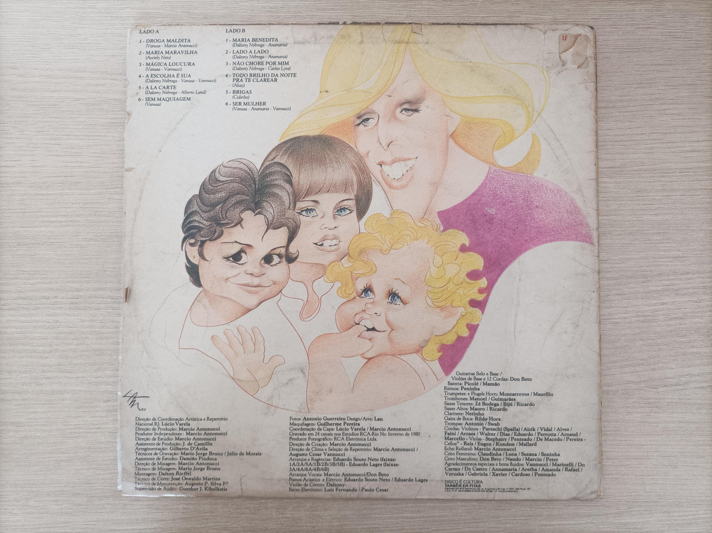 Lp Vinil Vanusa 1980