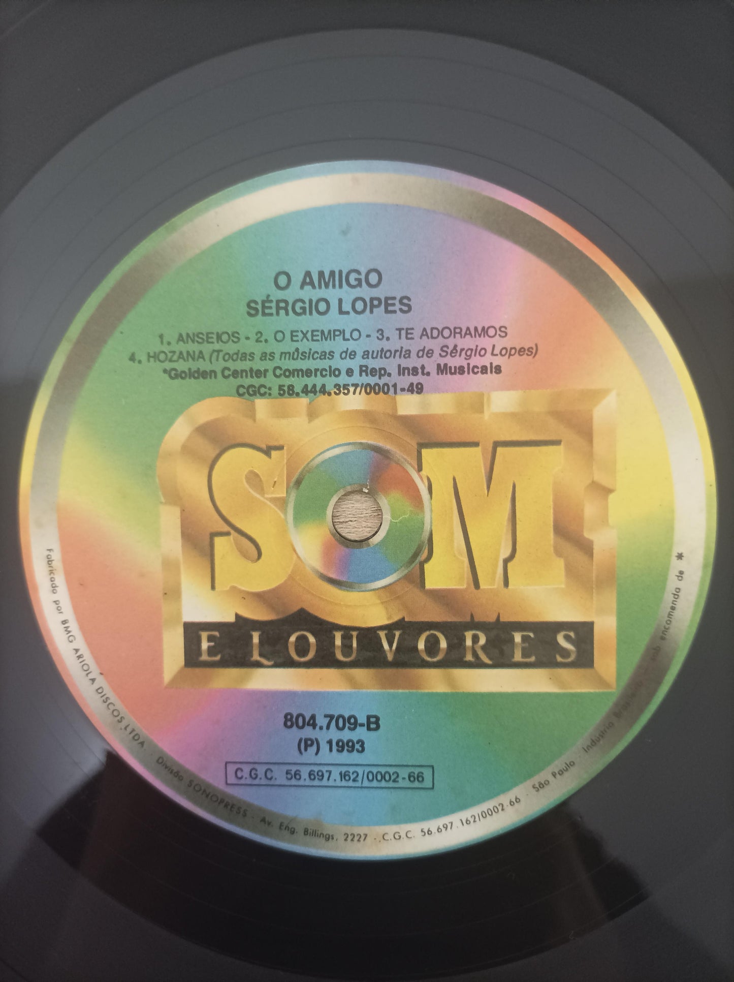 Lp Vinil Sérgio Lopes O Amigo