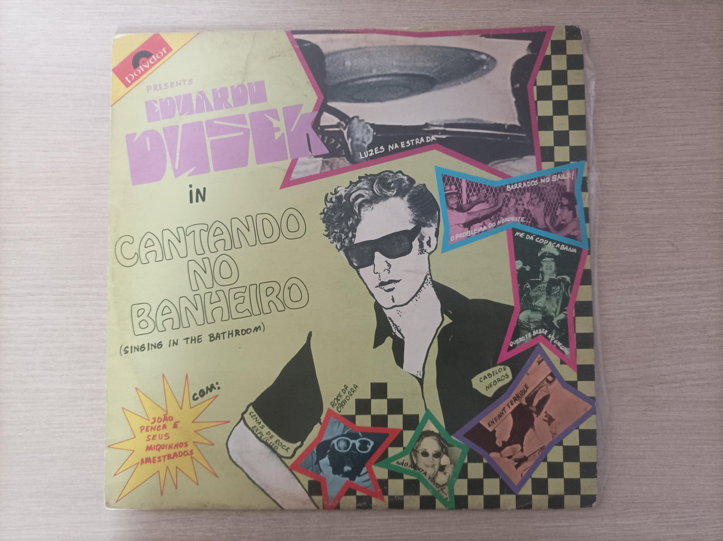 Lp Vinil Eduardo Dusek Cantando No Banheiro