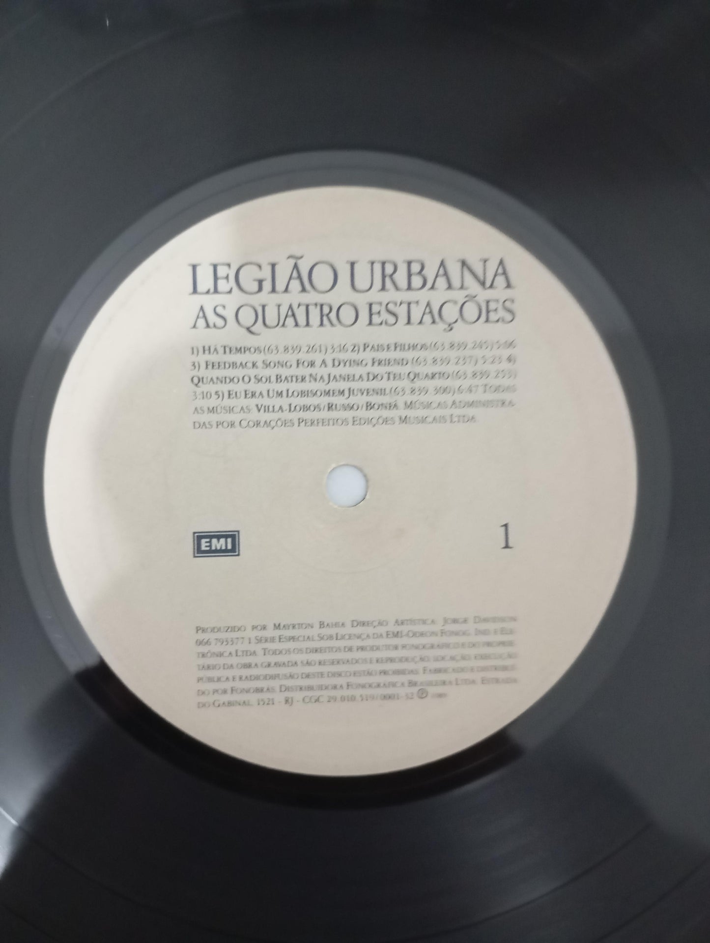 Lp Vinil Legião Urbana As Quatro Estações Com Encarte