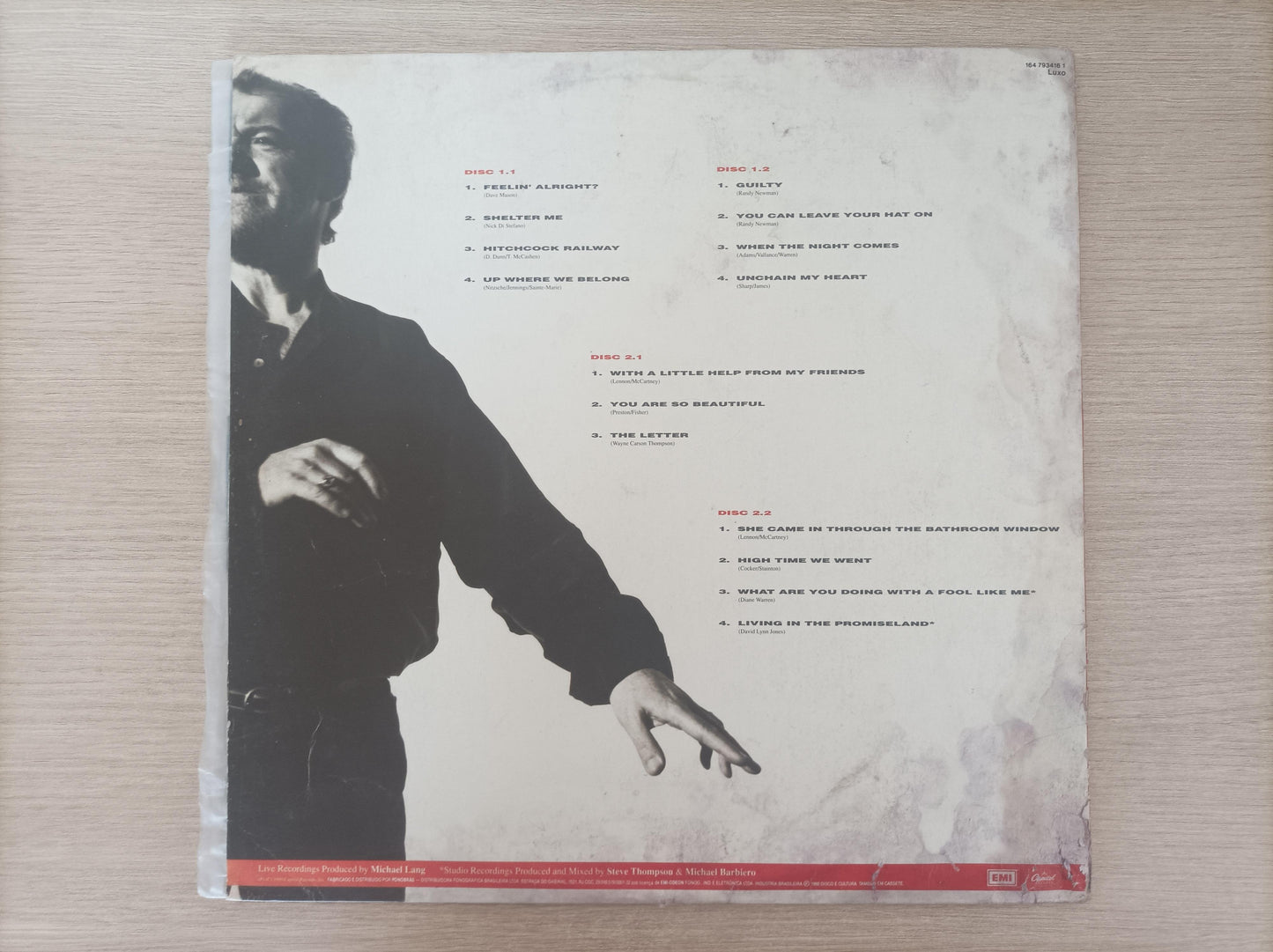 Disco Vinil Live Joe Cocker Duplo A