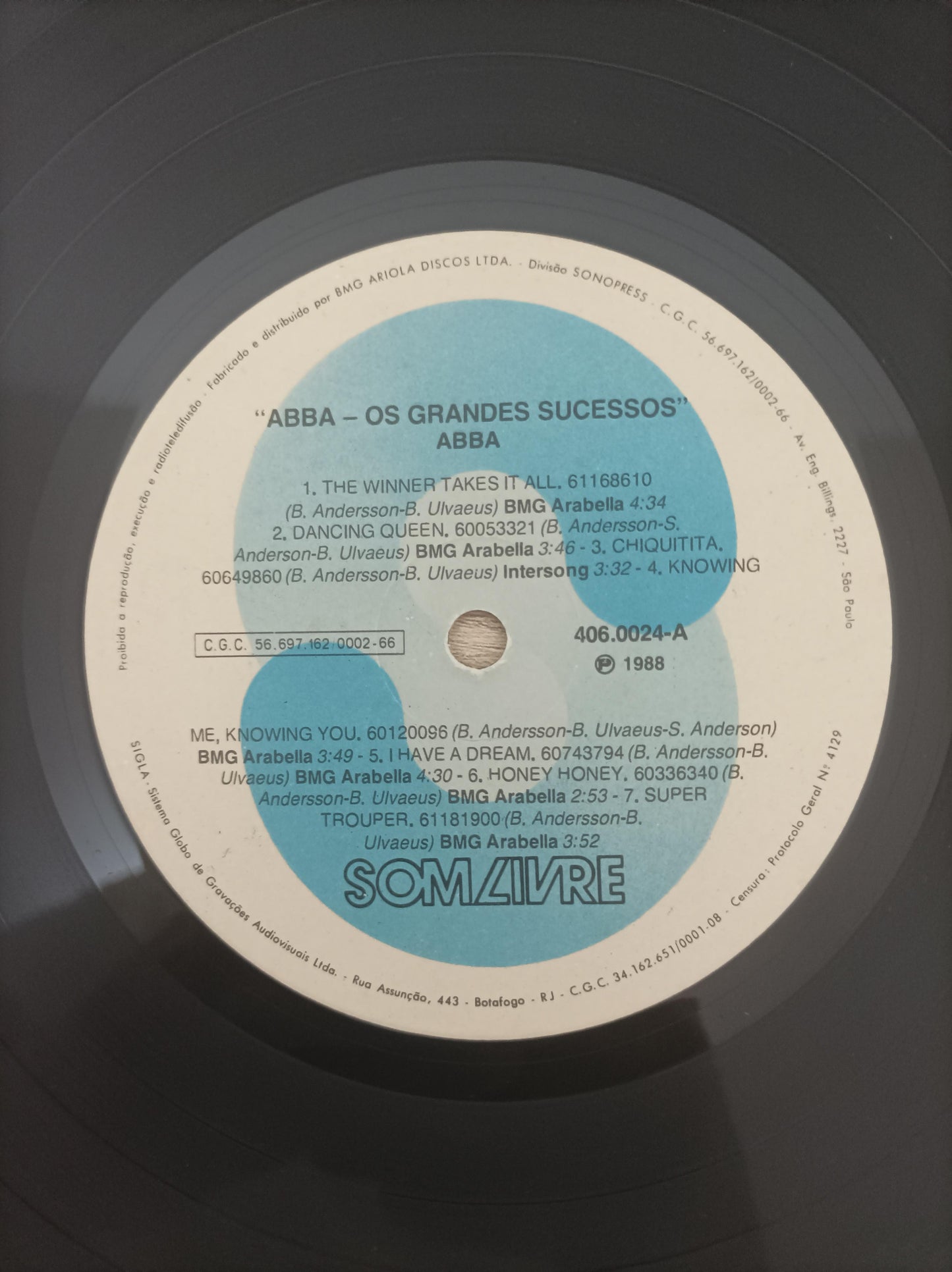 Lp Vinil ABBA Os Grandes Sucessos